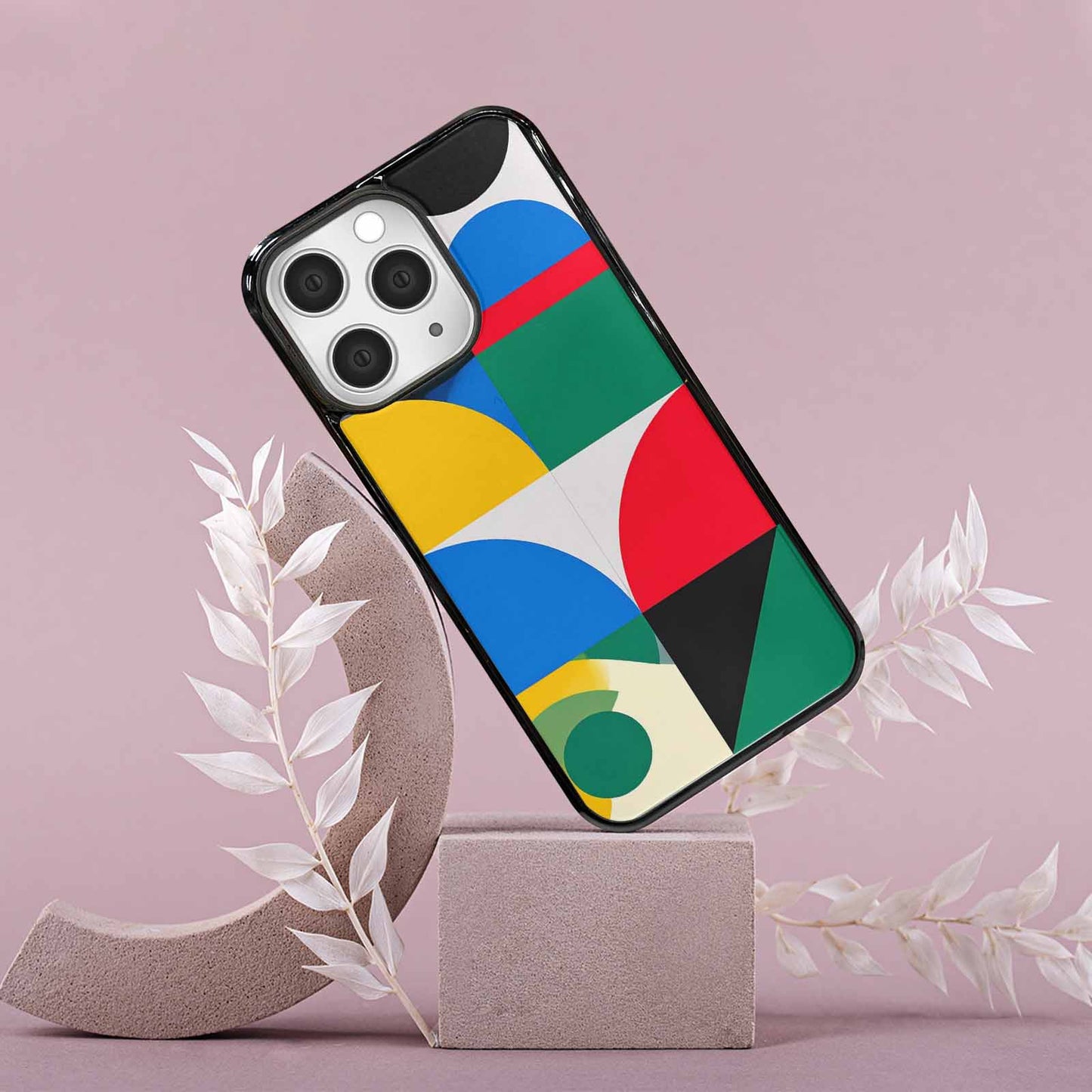 iPhone 15 Pro Max Case — 1960s Mod Cartoon Art Pattern, Custom Made Phone Cover
