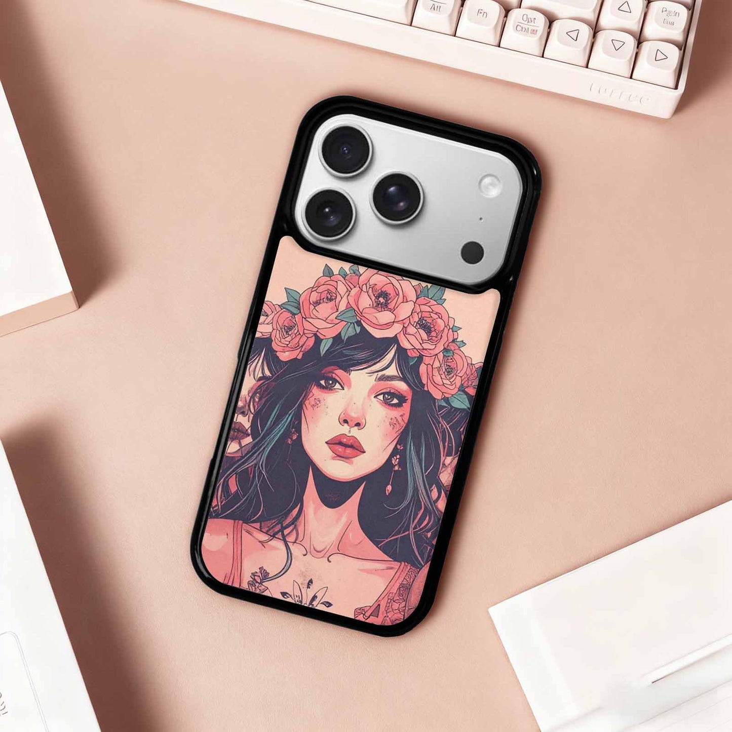 iPhone 17 Pro Case — Skull Dark Art Gothic Print Gothic, Unique Phone Case Design