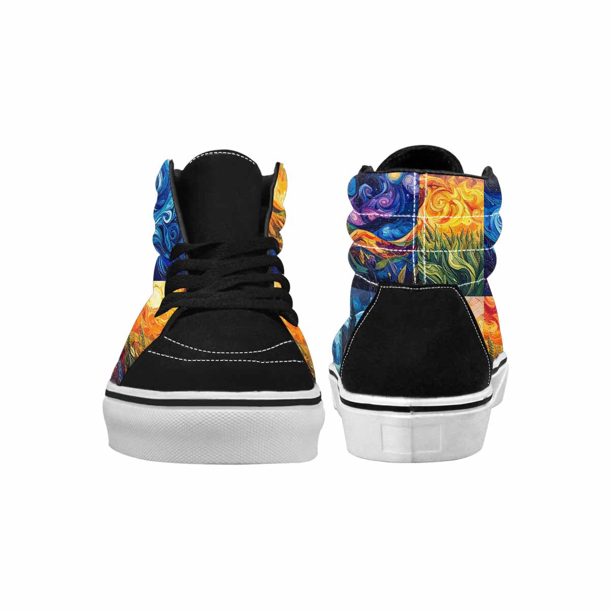 WOMEN'S Blend All Versions High Top Canvas Dreamcore Custom Sneakers