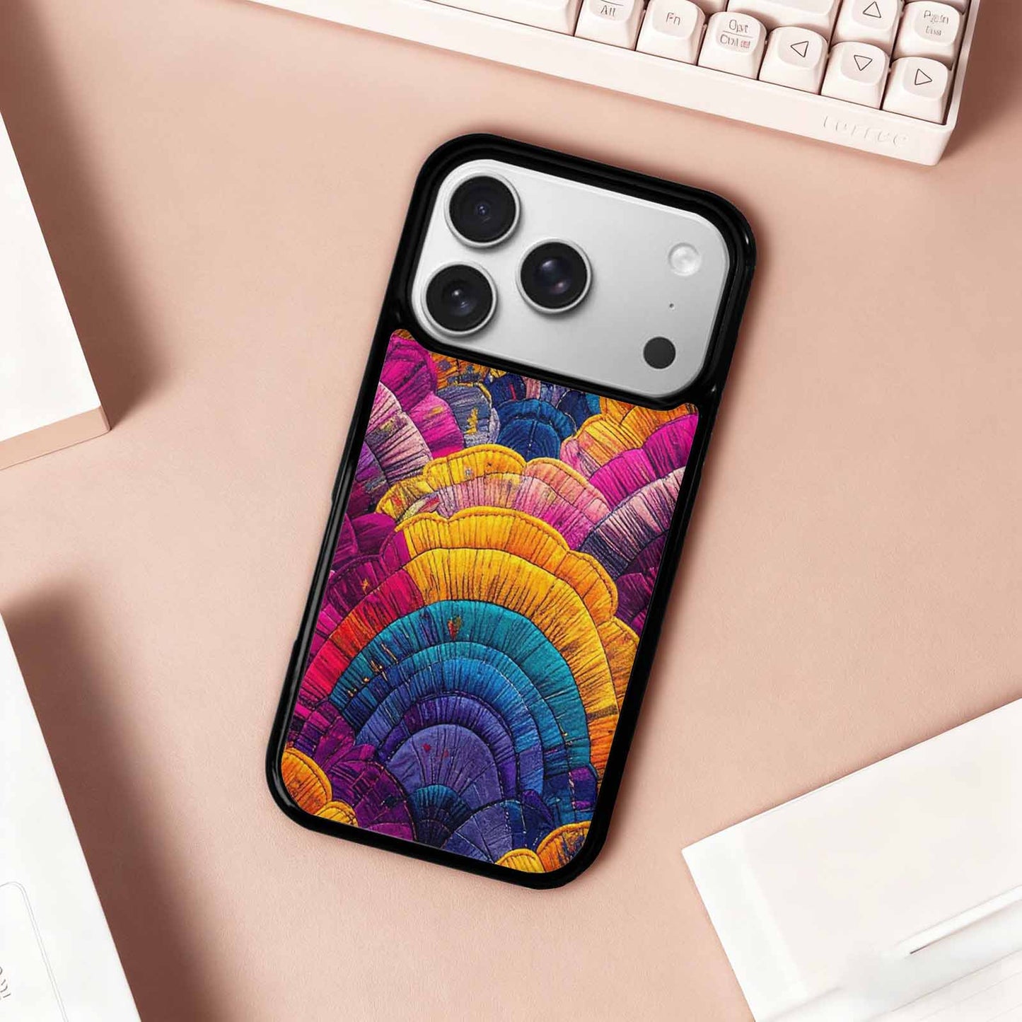 iPhone 17 Pro Case — Vivid Camo Pansexual Pride Camo, Custom Made Phone Cover
