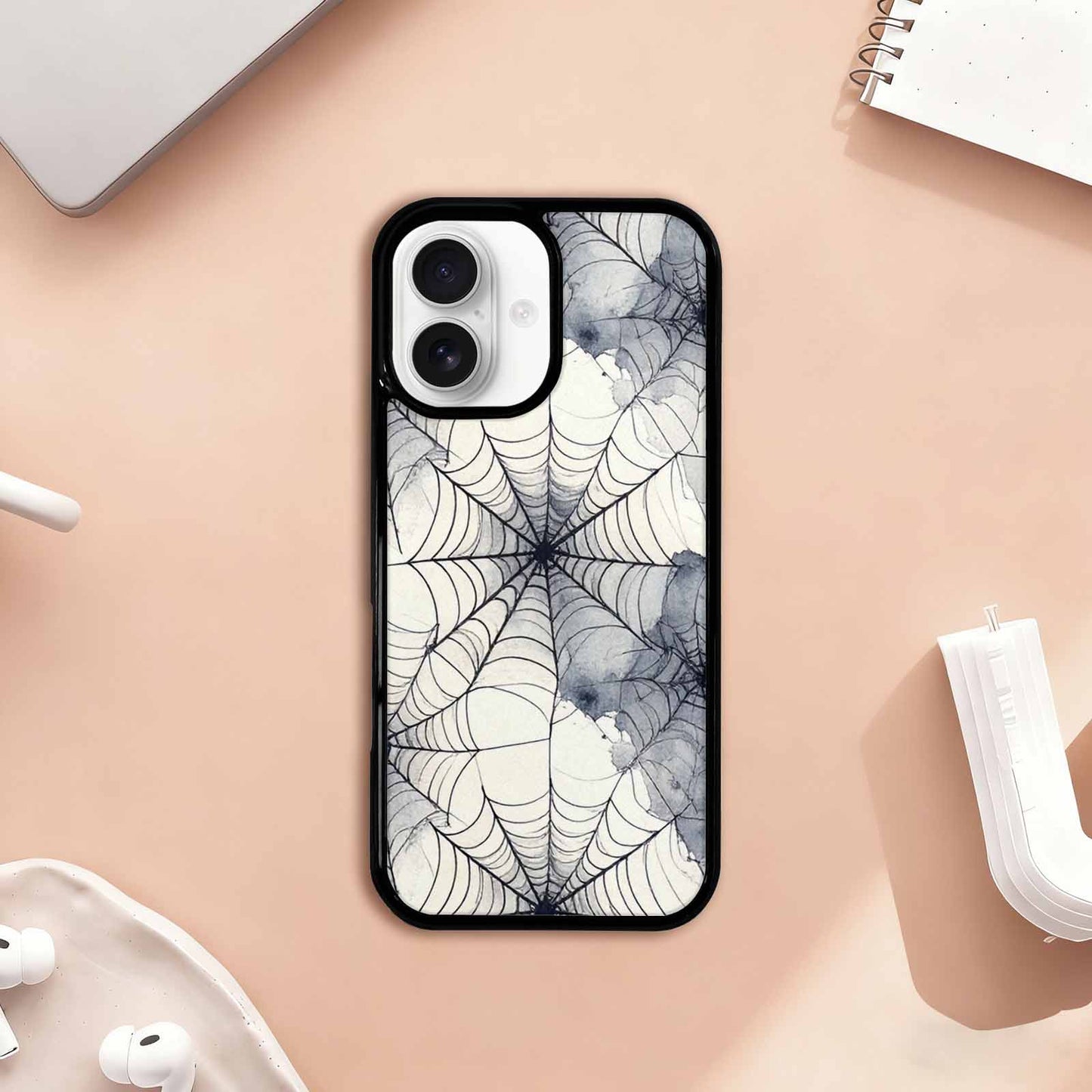 iPhone 17 Case — Watercolor Klimt Spider Watercolor Abstract, Unique Phone Case Design