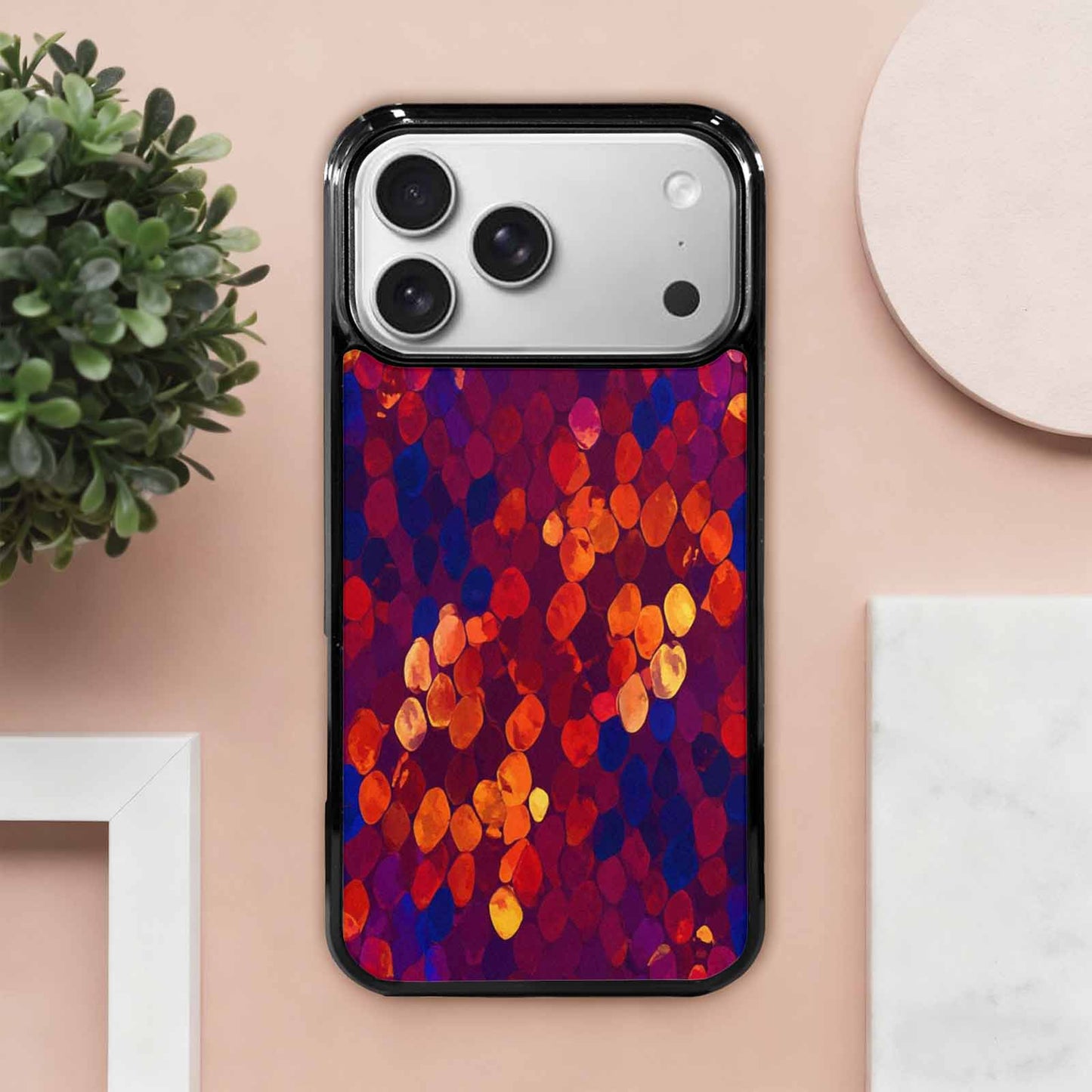 iPhone 17 Pro Max Case — Snake Print Dark Seamless Animal Print, Custom Printed Phone Case