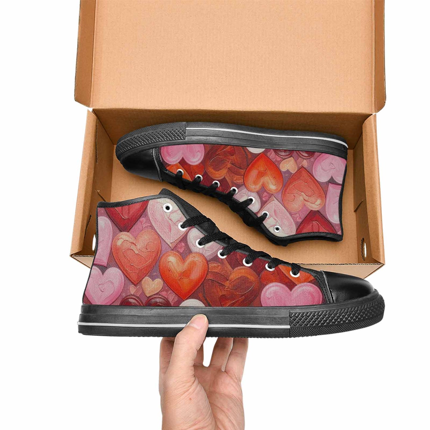MEN'S No Words Or High Top Canvas Neon Fantasy Shoes