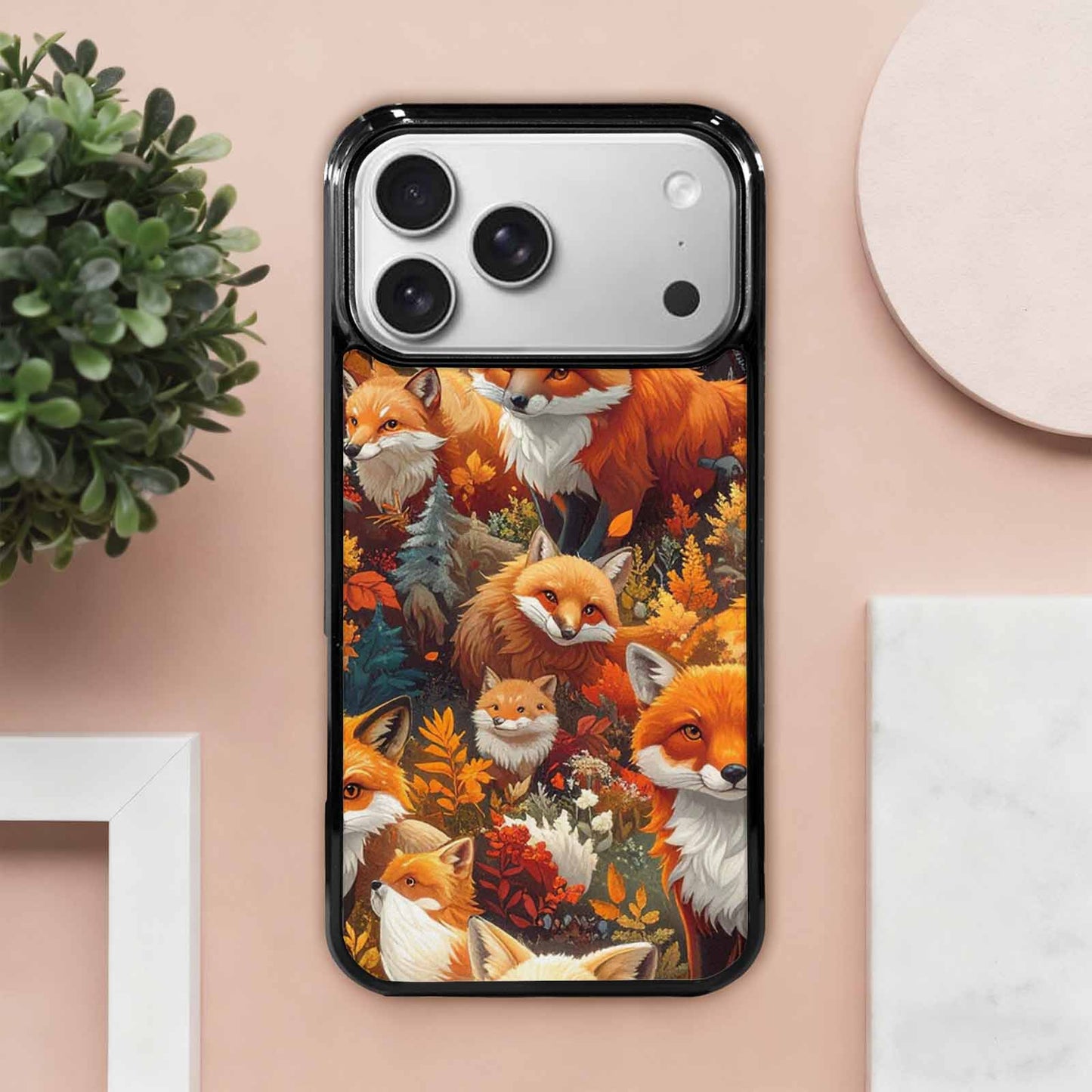 iPhone 17 Pro Max Case — Fox Forest Fox Forest Original Art, Custom Printed Phone Case