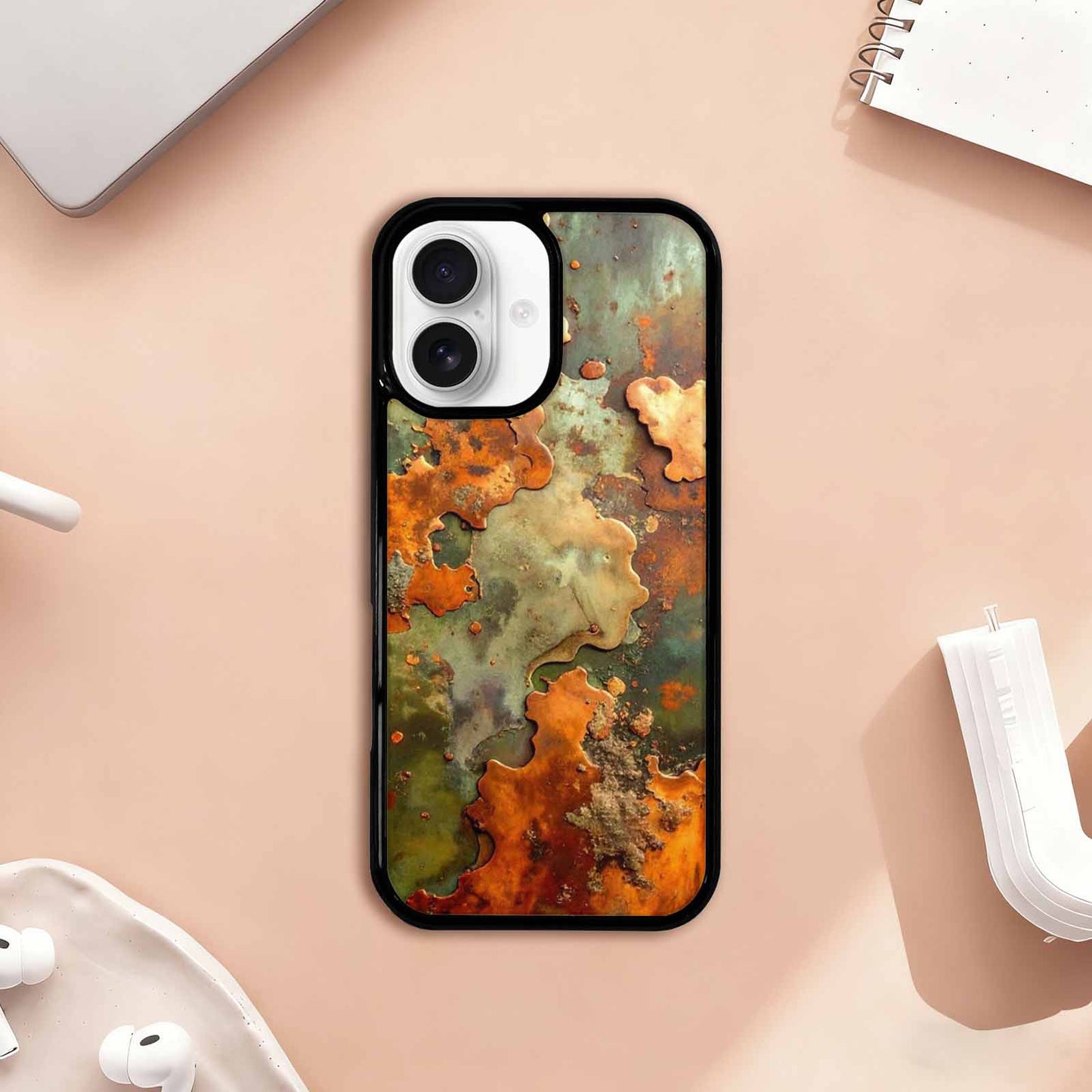 iPhone 17 Case — Seamless Tileable Pattern Of Camo, Custom Printed Phone Case