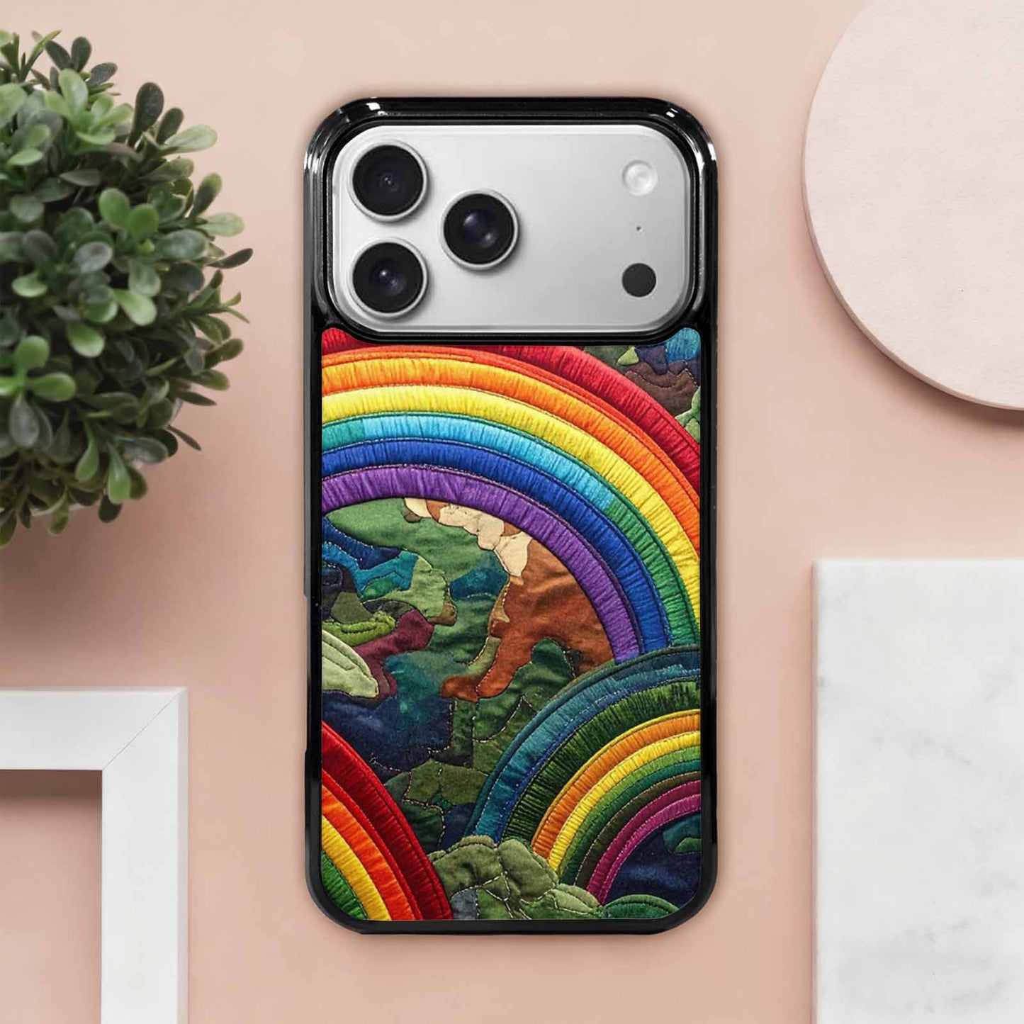 iPhone 17 Pro Max Case — Vivid Camo Rainbow Camo, Custom Print Case Cover