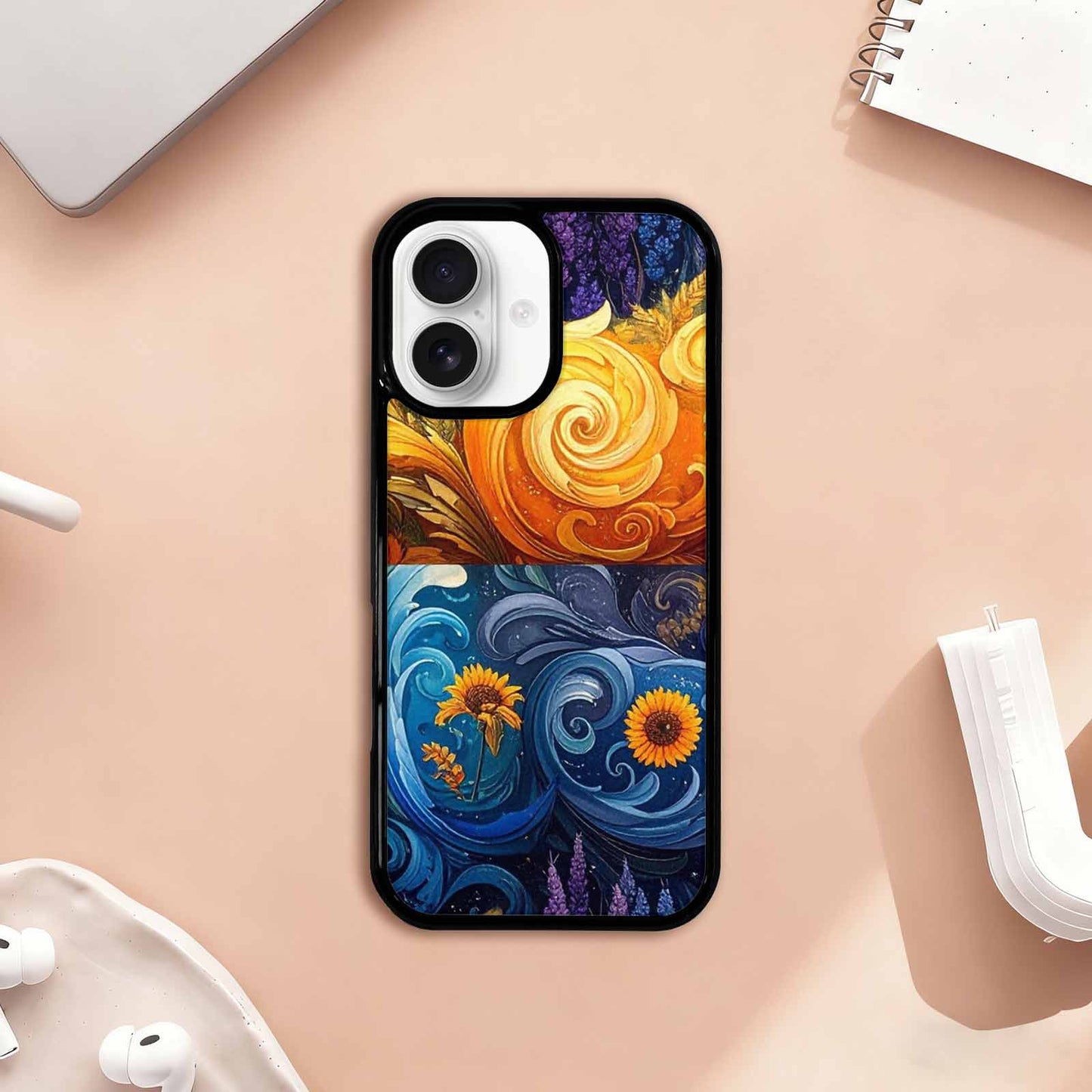 iPhone 17 Case — Small Van Gogh Style Galaxy Space, Unique Phone Case Design