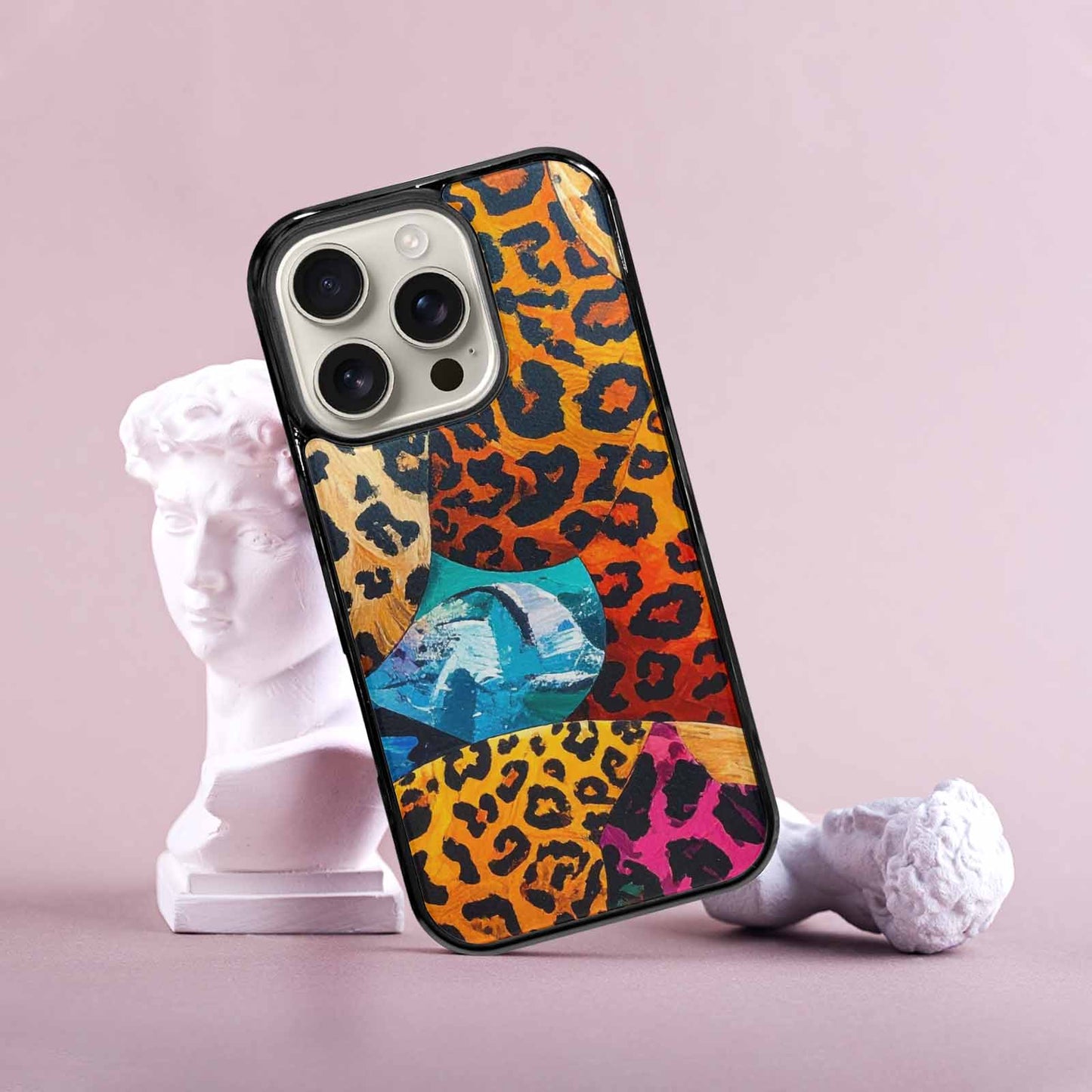 iPhone 16 Pro Case — Full Color Vibrant Animal Print Animal, Custom Designed Case Cover