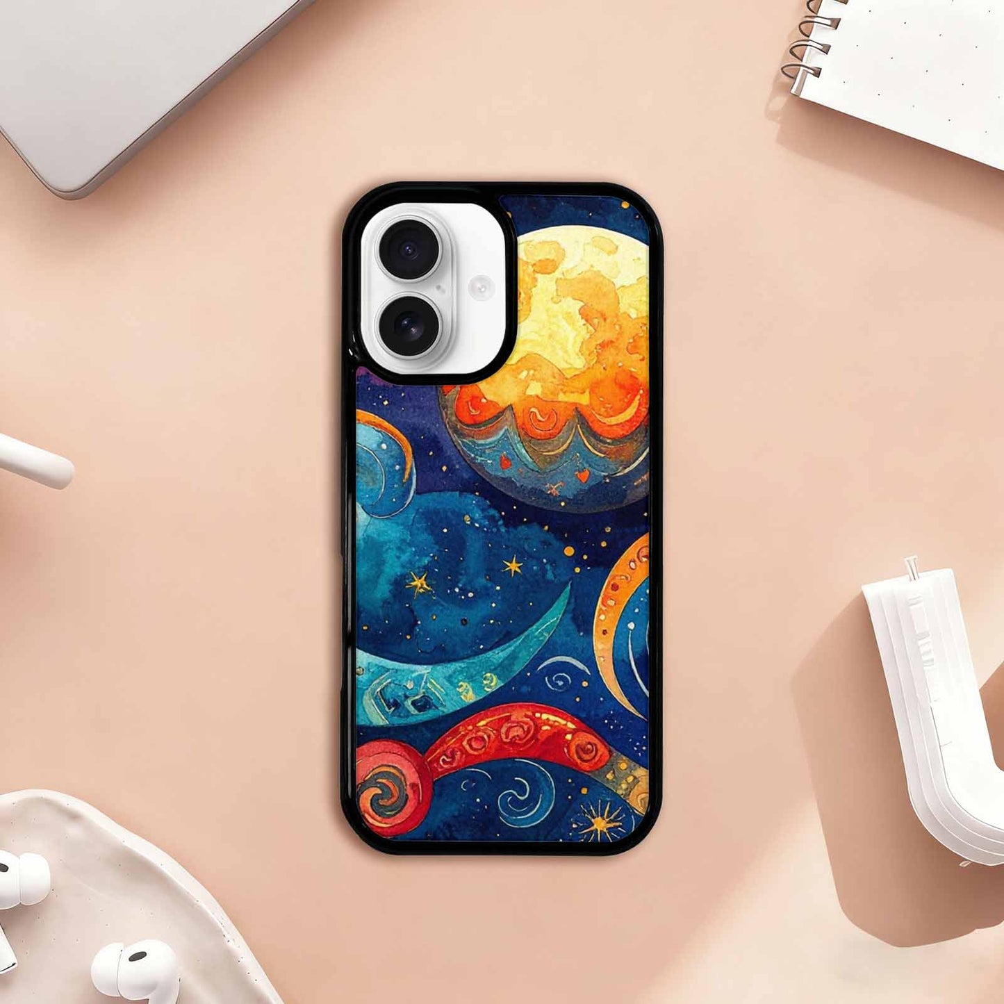 iPhone 17 Case — Watercolor Cinco De Watercolor Abstract, Unique Phone Case Design