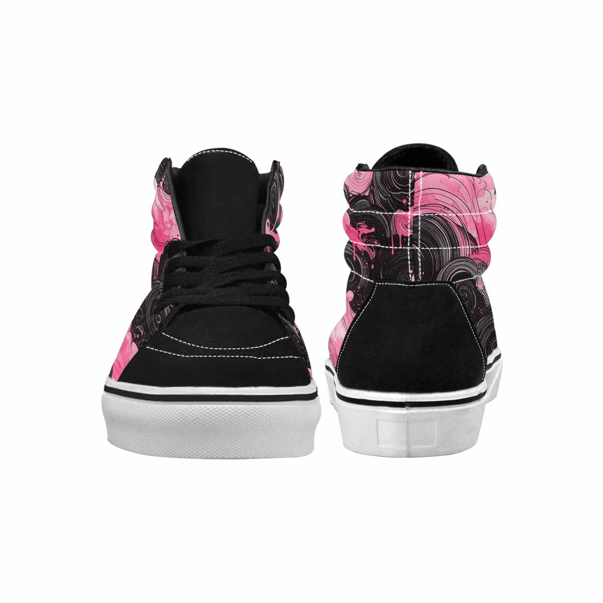 MEN'S Van Gogh Swirl High Top Canvas Vivid Sneakers