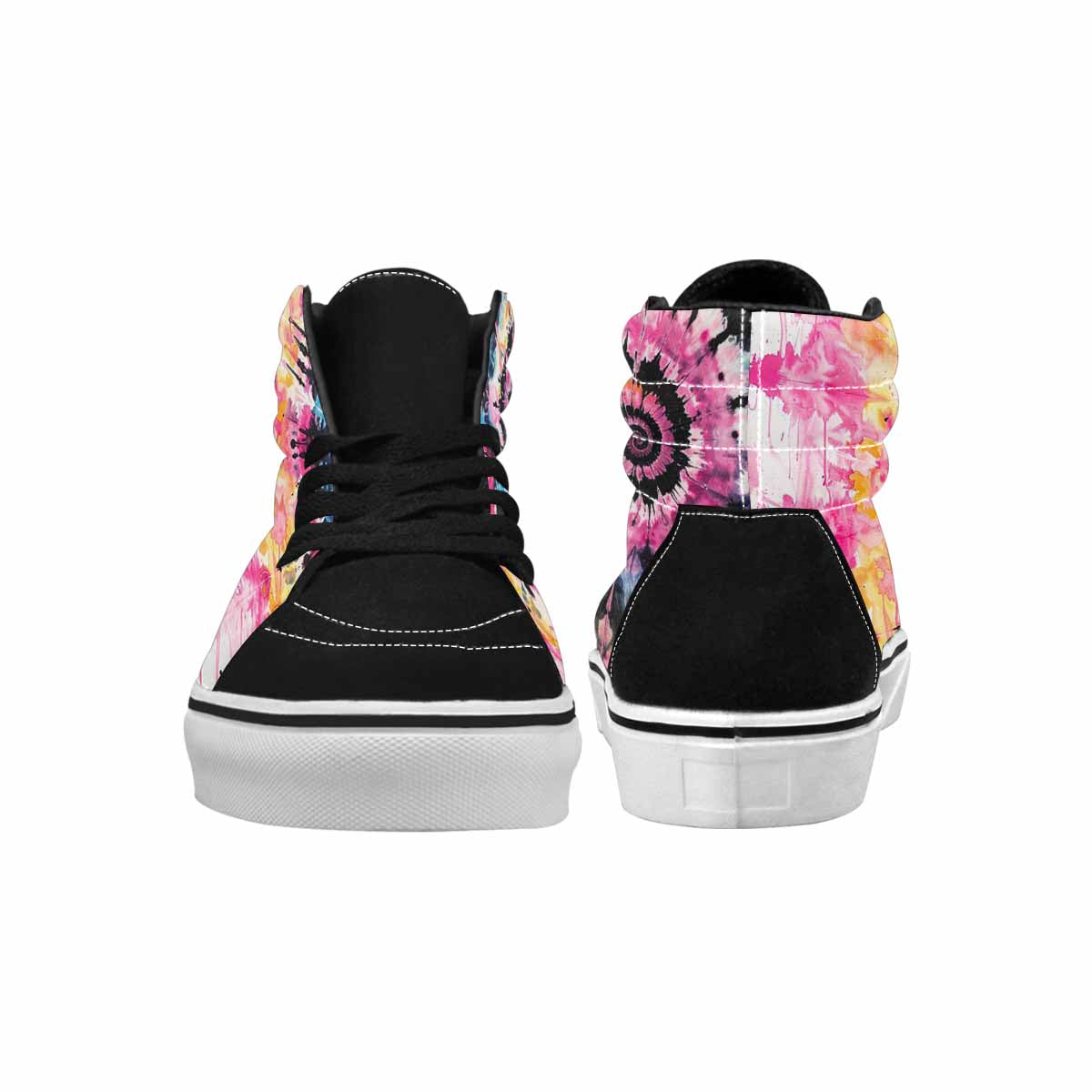 MEN'S Tie High Top Canvas Y2K Custom Shoes