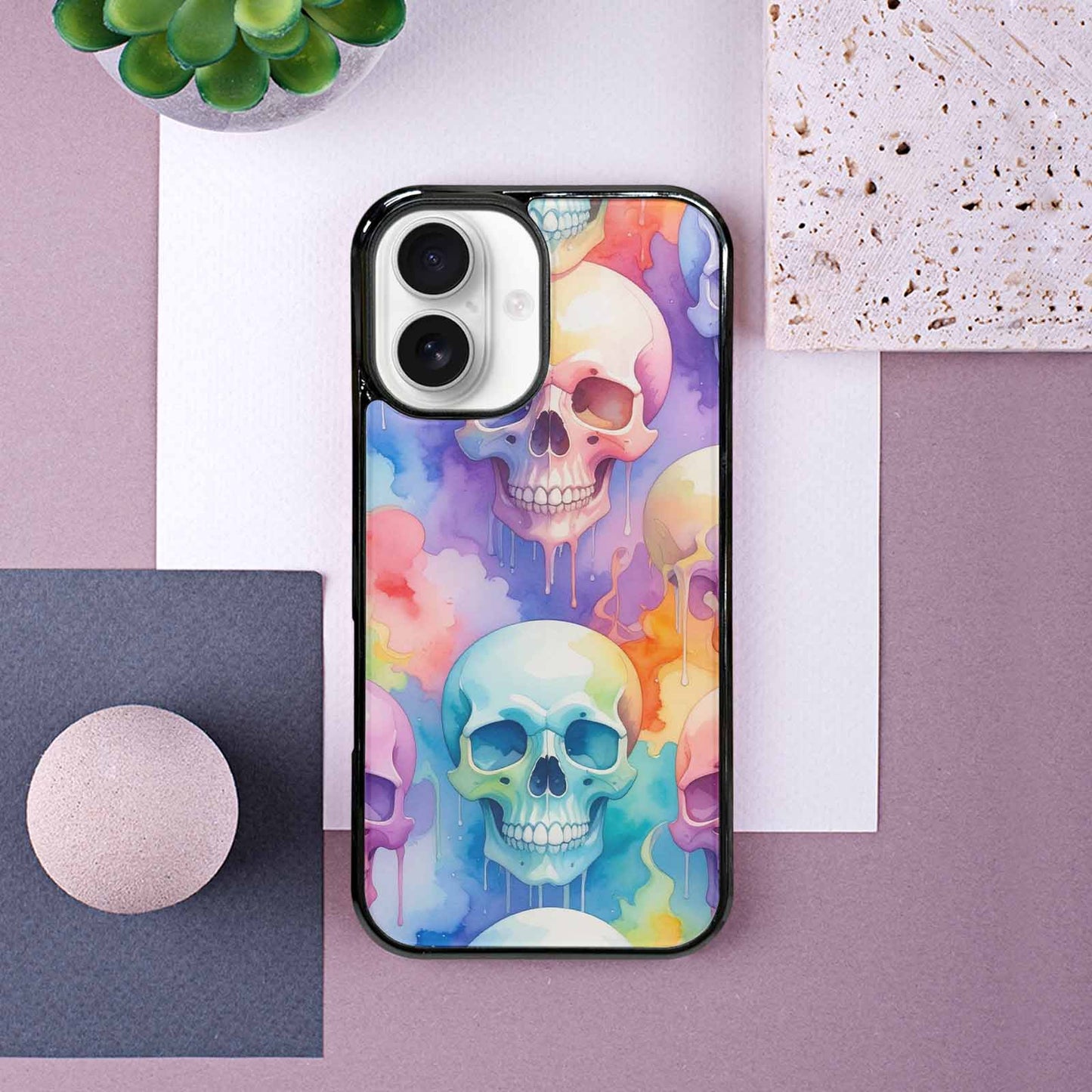 iPhone 16 Case — Hundreds Of Seamless Repeating Pattern Of, Custom Printed Phone Case