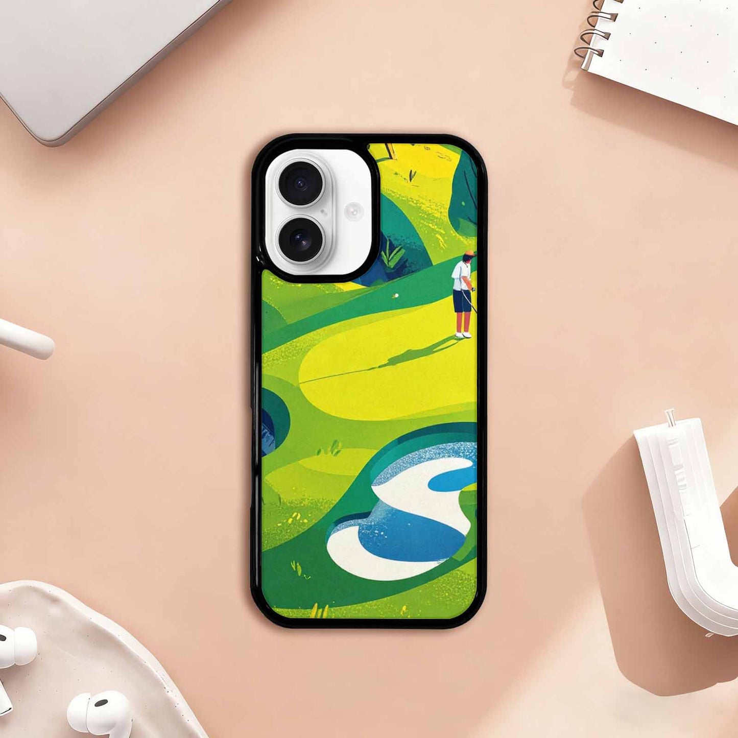 iPhone 17 Case — Golf Cartoon Art Pattern Cartoon Cute, Custom Phone Case