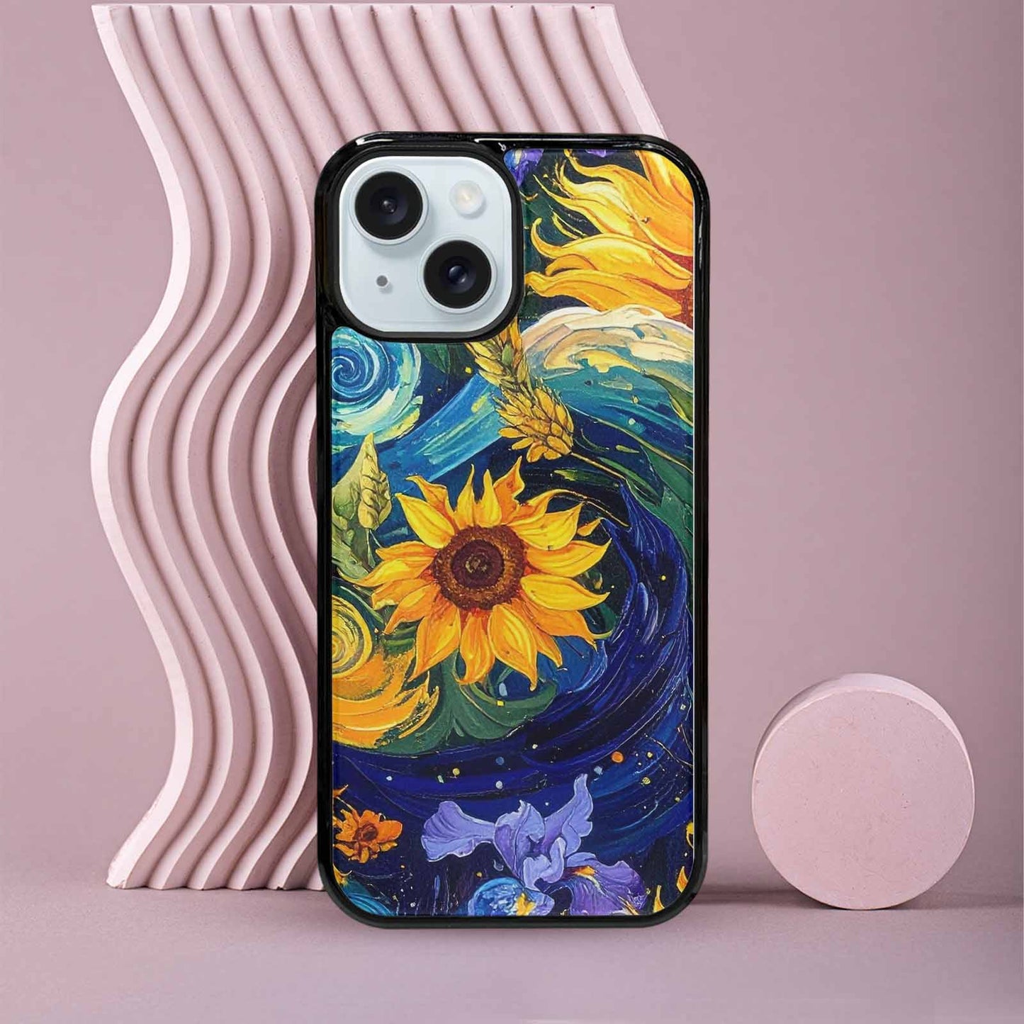 iPhone 15 Case — Blend All Versions Together Melting Together, Custom Printed Phone Case