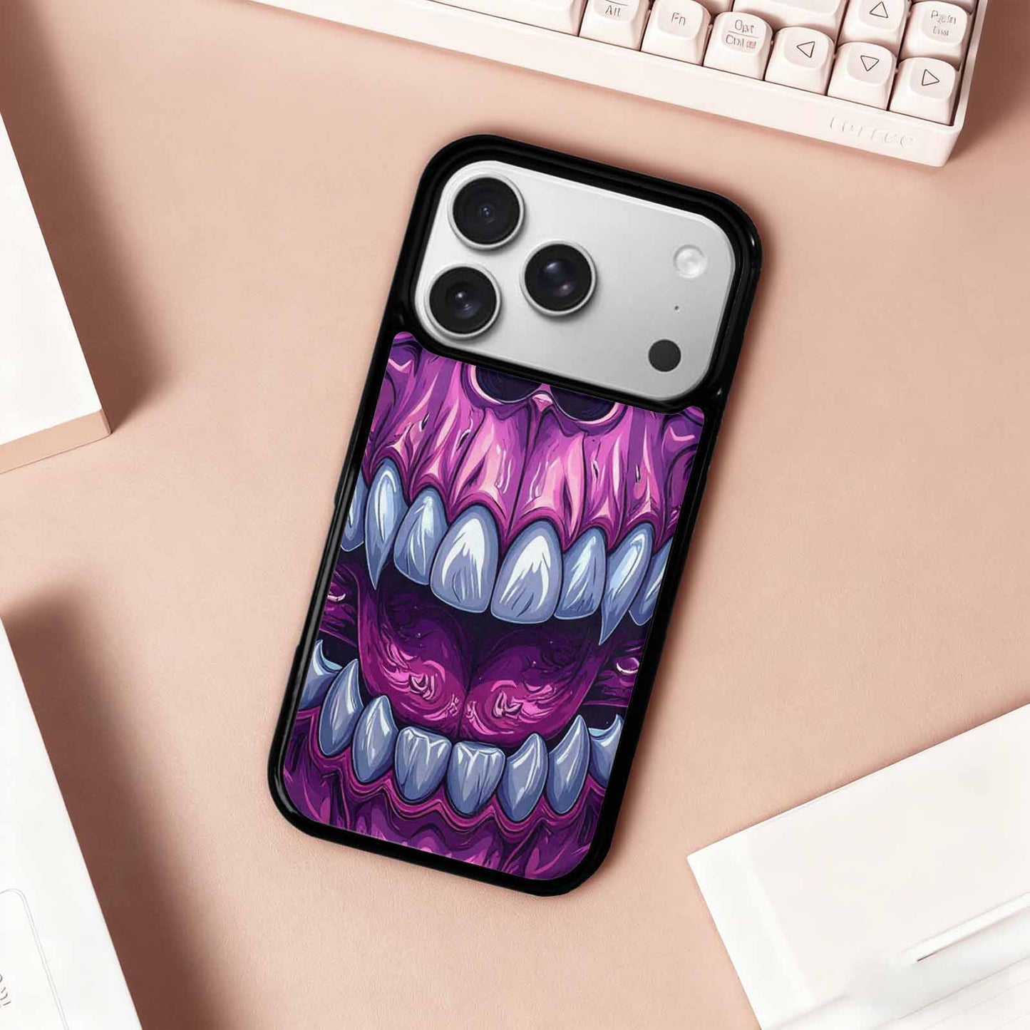 iPhone 17 Pro Case — Skull Dark Art Gothic Print Gothic, Custom Phone Case