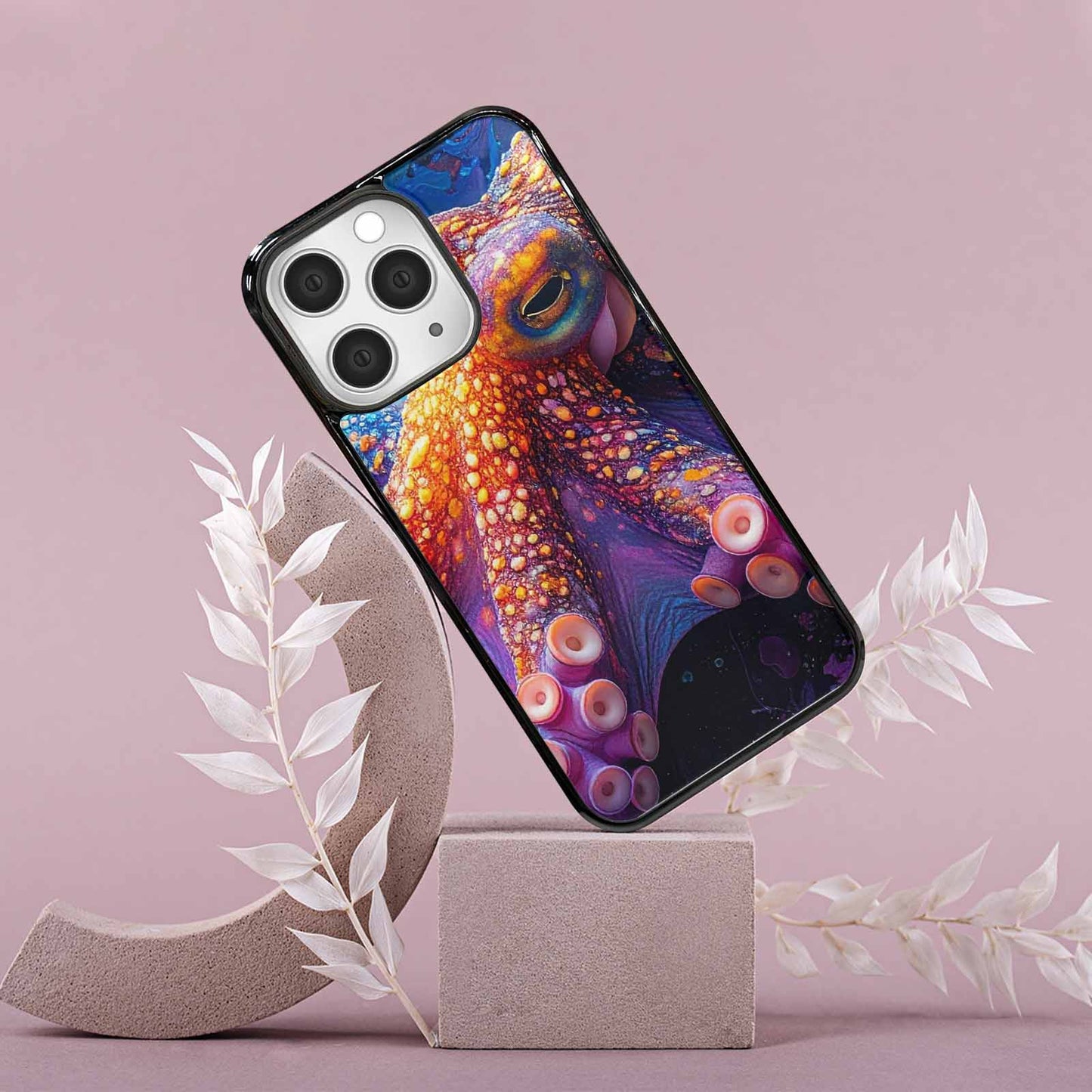 iPhone 15 Pro Max Case — Octopus Tentacle Octopus Tentacle Pattern Hundreds, Custom Printed Phone Case