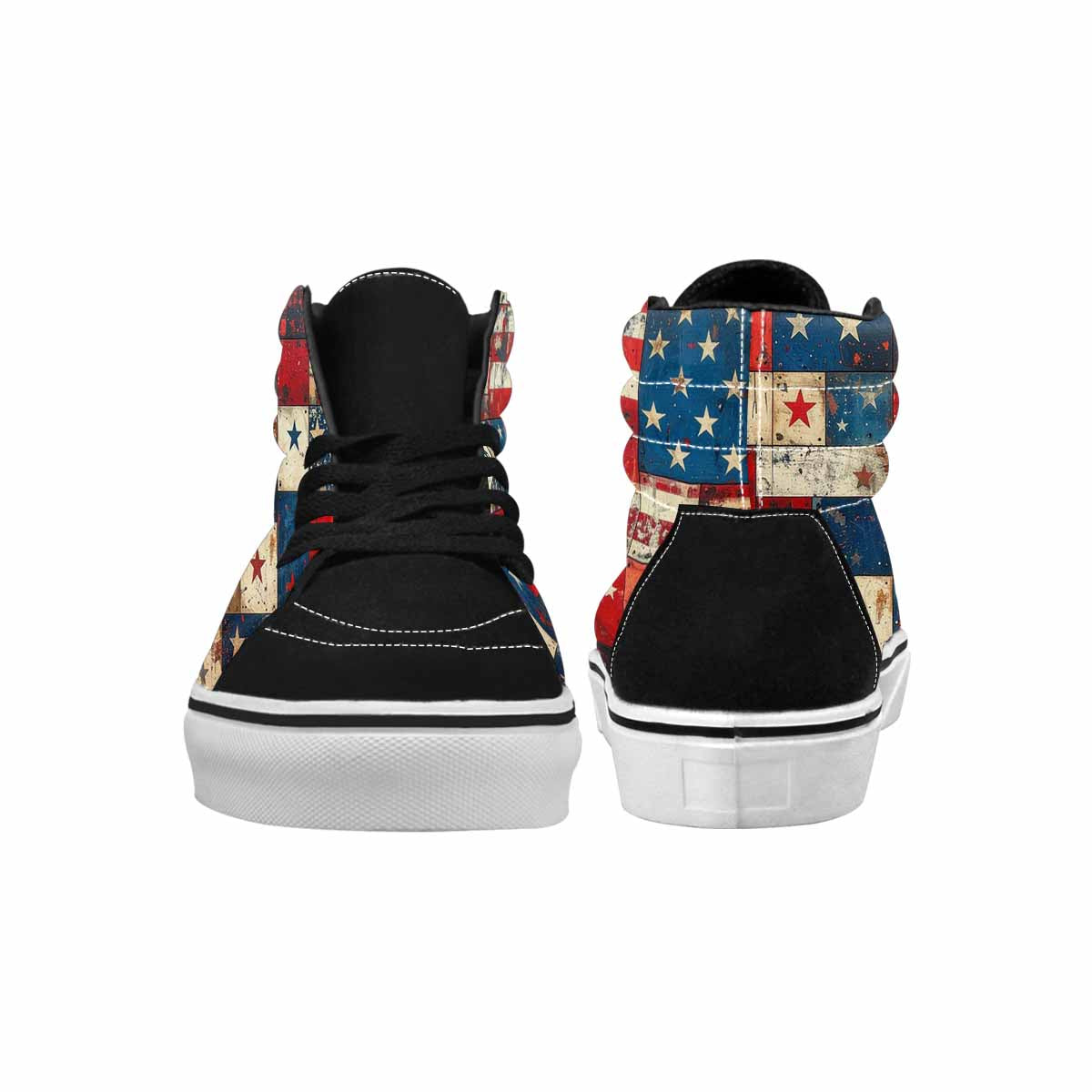 MEN'S American Flag Stars High Top Canvas Aesthetic Shoes