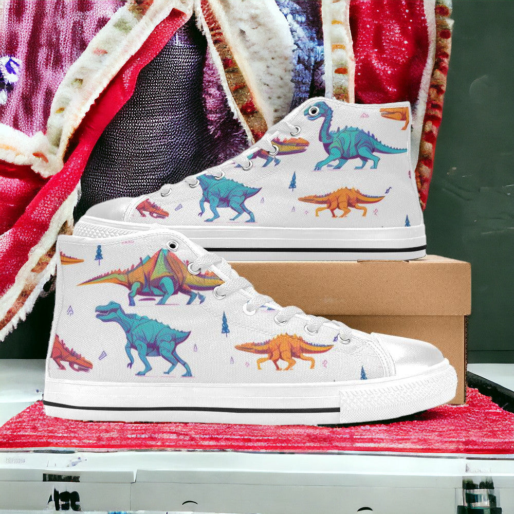 Dino Print Art Men - Freaky Shoes®