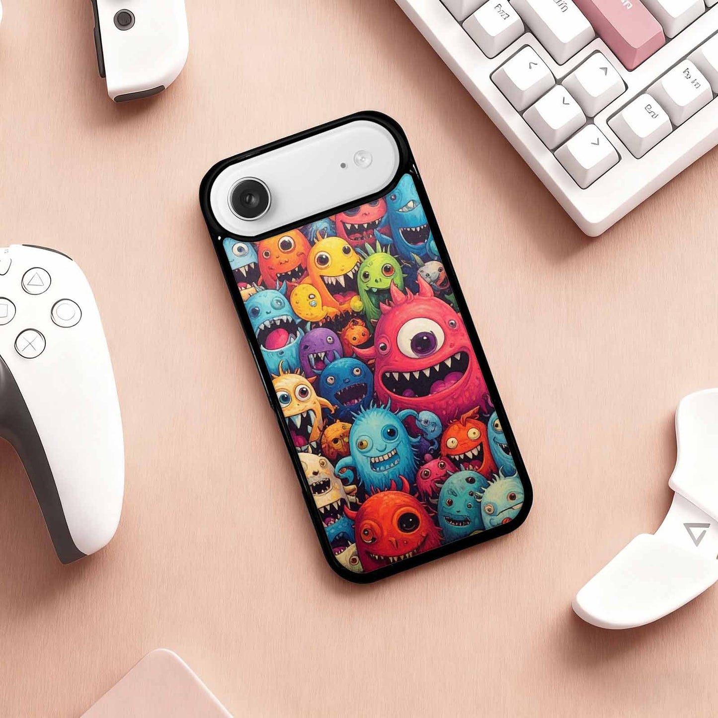 iPhone 17 Air Case — Monsters General Cartoon Monsters Pattern Cartoon, Custom Made Phone Cover