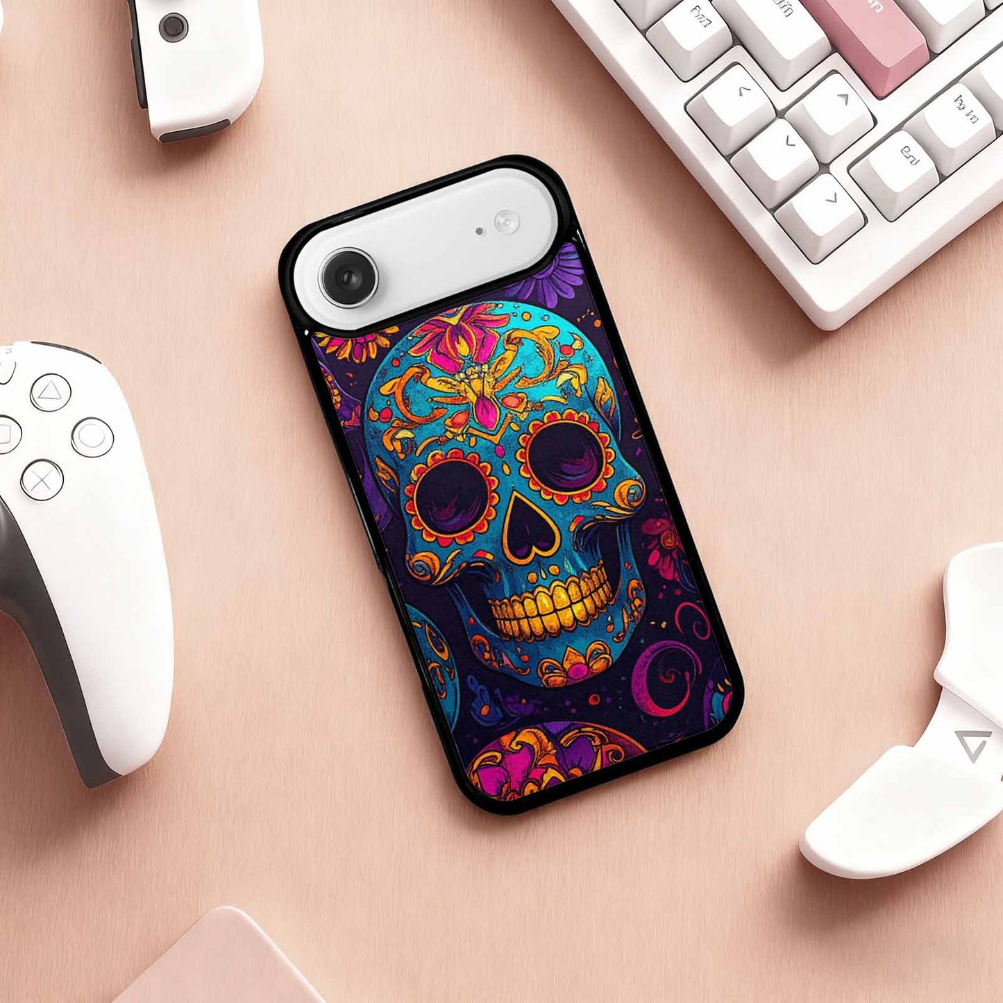 iPhone 17 Air Case — Skull Dark Art Gothic Print Gothic, Custom Print Case Cover