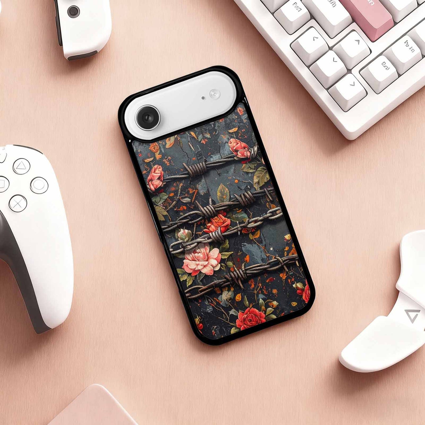 iPhone 17 Air Case — Small Barbed Wire And Chain Original, Custom Print Case Cover
