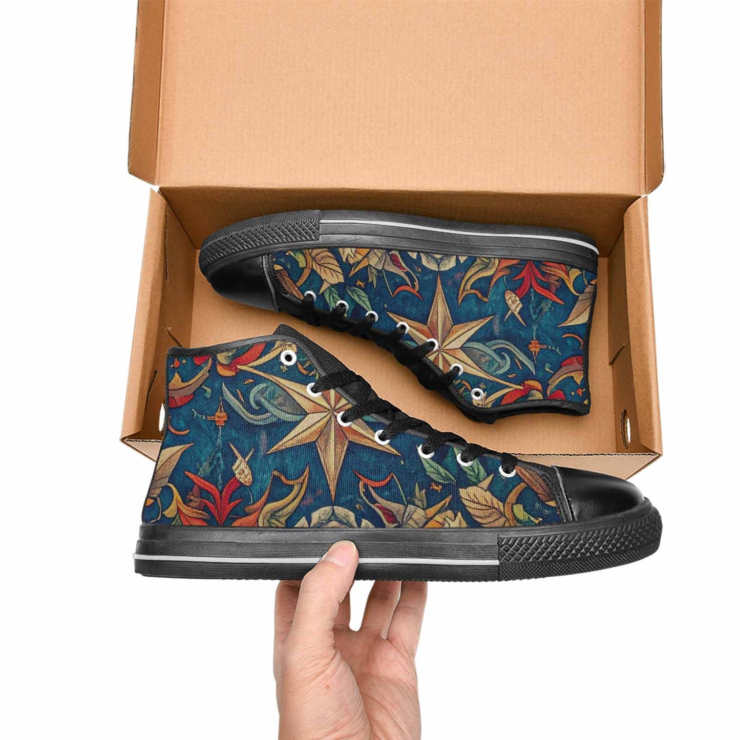 MEN'S Old School Tattoo High Top Canvas Y2K Sneakers