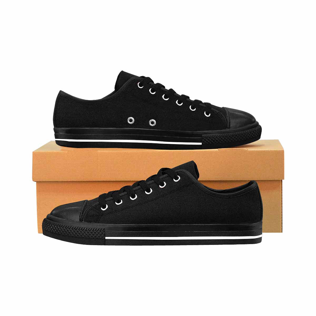 WOMEN'S Skull Canvas Y2K Custom Sneakers