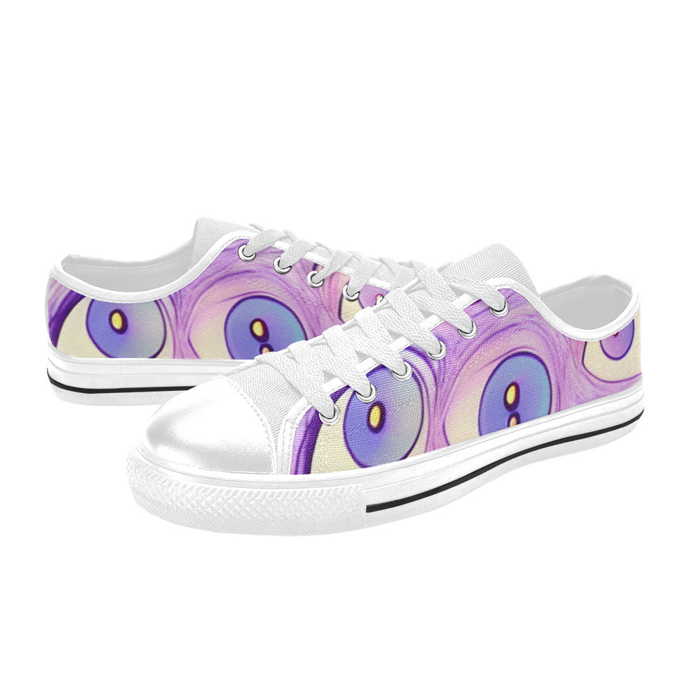MEN'S Cc Wall Eyes Trippy Canvas Aesthetic Custom Shoes