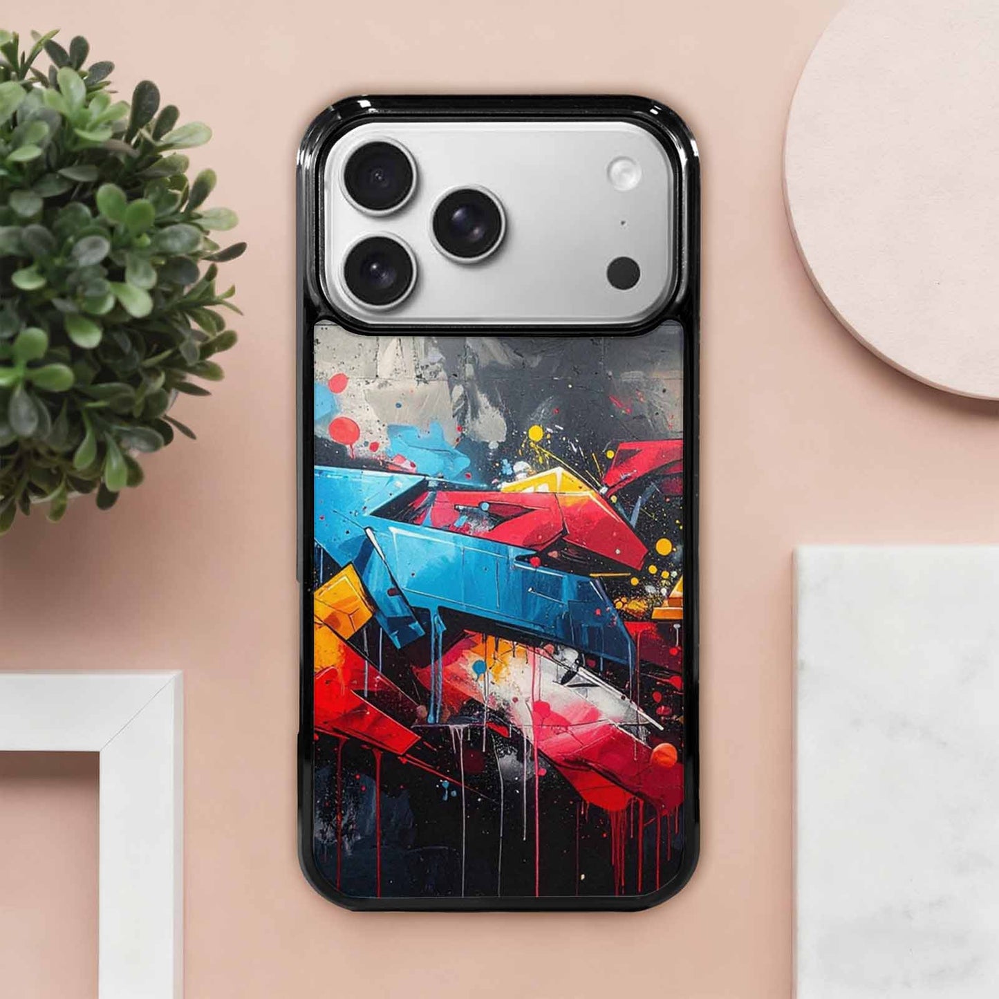 iPhone 17 Pro Max Case — Seamless Repeating Pattern Of Camo, Custom Art Phone Cover