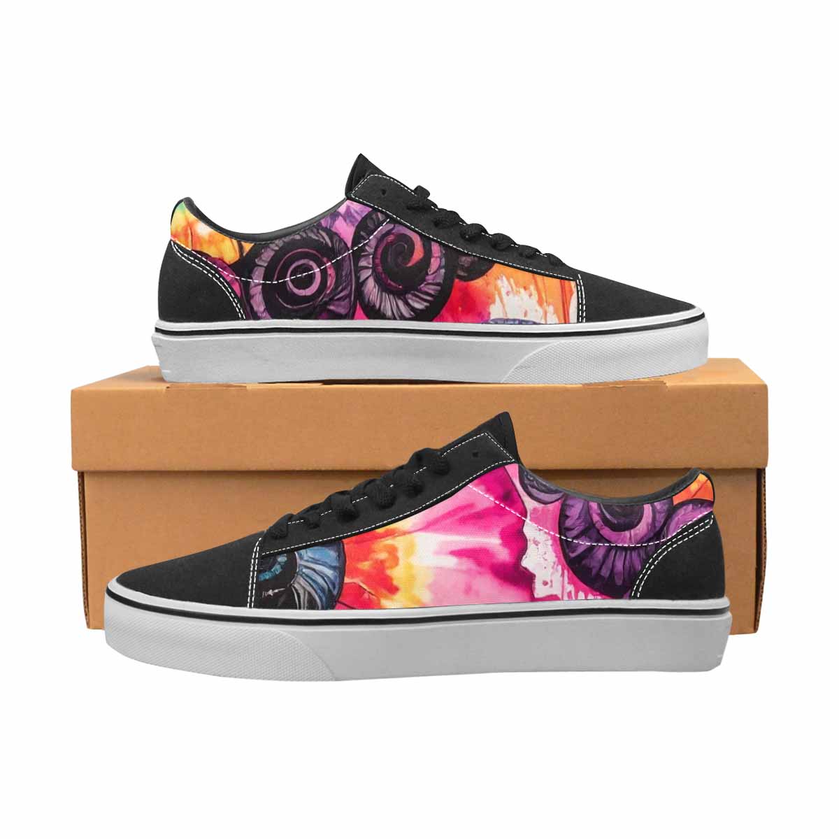 WOMEN'S Tie Lace-Up Canvas Surreal Shoes