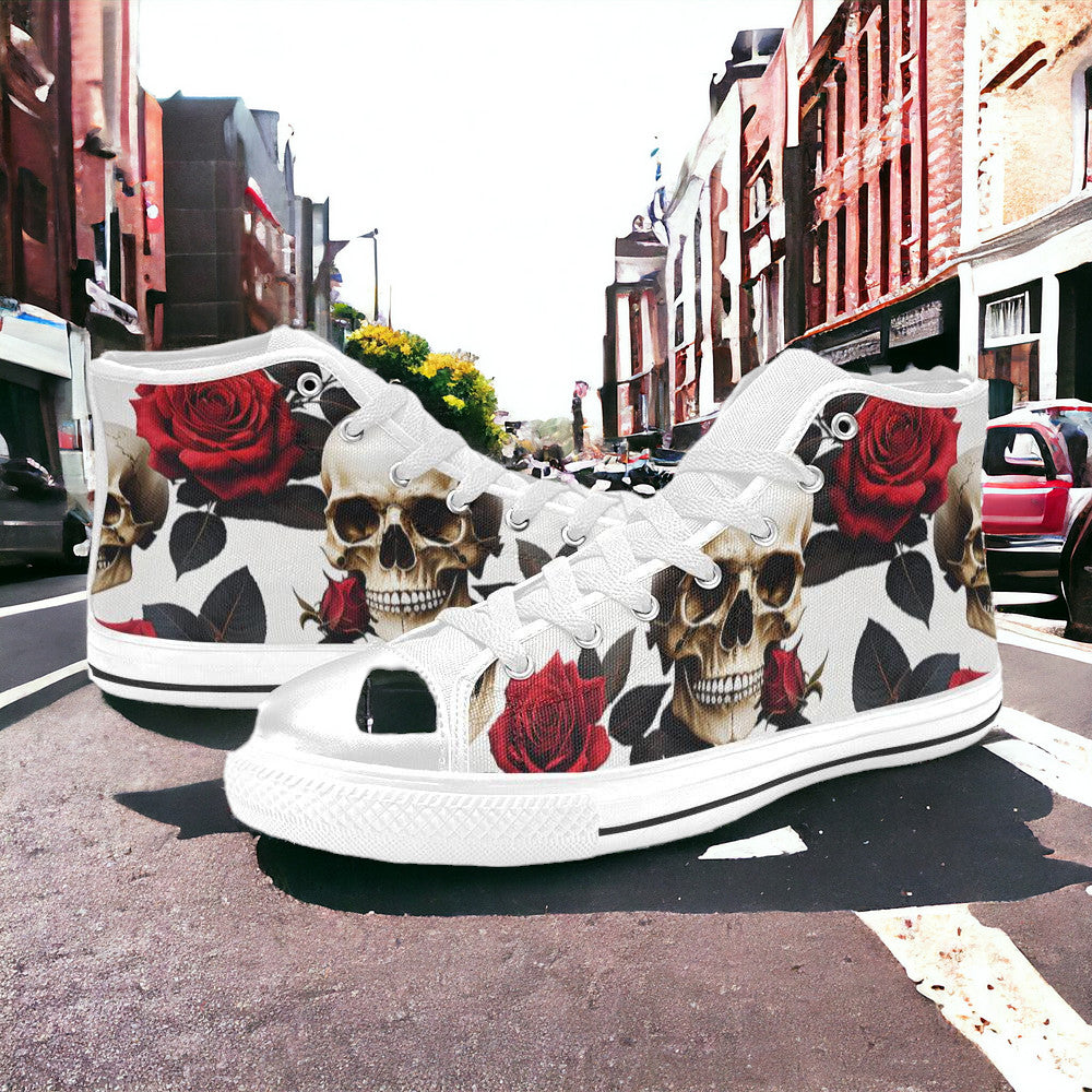 Skulls Roses Deluxe Men - Freaky Shoes®