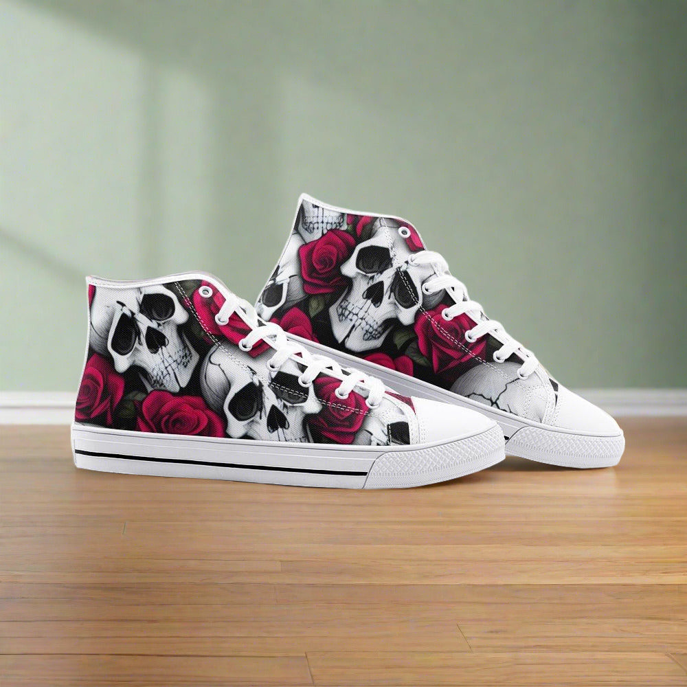 Celtic Pink Cream Unique Bold Art - Freaky Shoes | Custom Art Sneakers