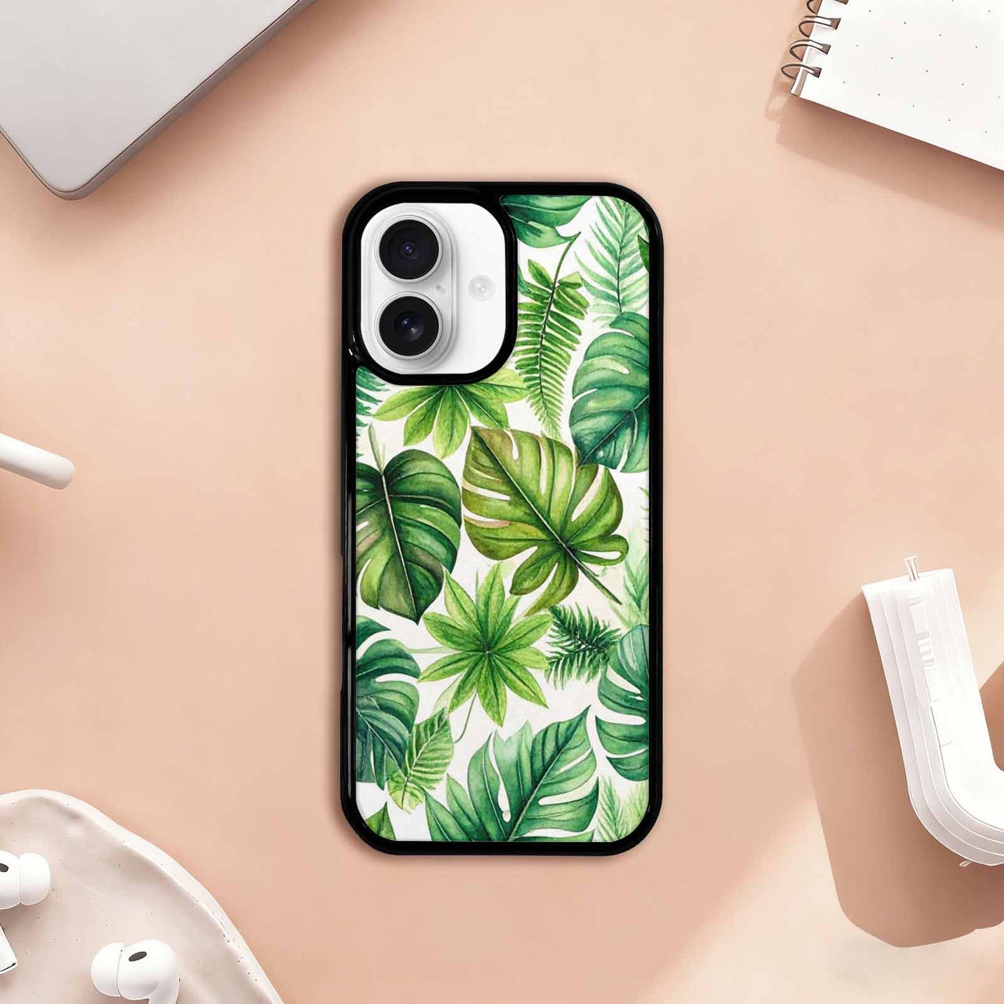 iPhone 17 Case — Small Seven Point Palmate Floral, Custom Art Phone Cover