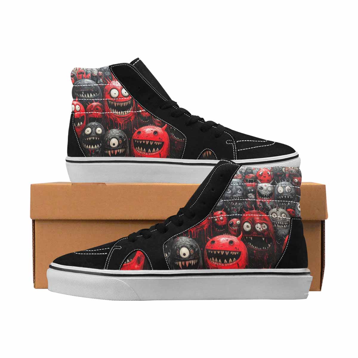 MEN'S Monster Black Red Ink An 2 Ferion