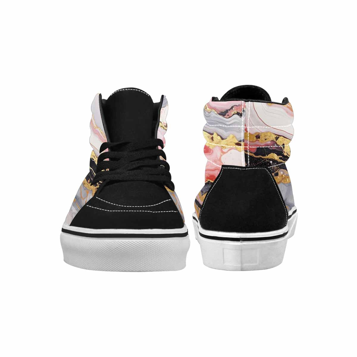 MEN'S Marble Vein High Top Canvas Dreamcore Custom Shoes