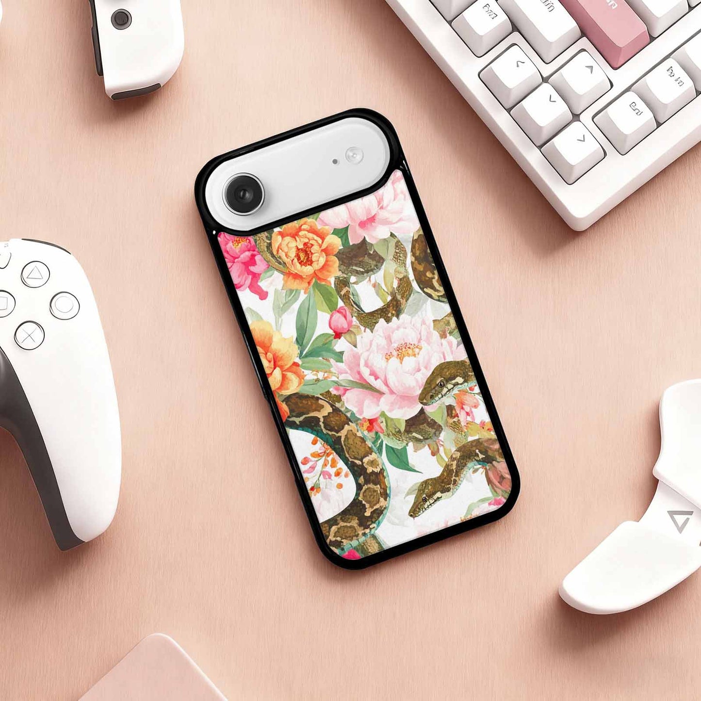 iPhone 17 Air Case — Snakes Print Floral Seamless Pattern Floral, Original Design Phone Case