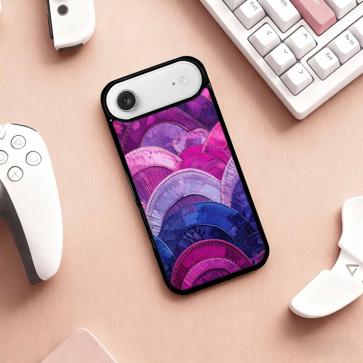iPhone 17 Air Case — Vivid Camo Bisexual Pride Camo, Custom Print Case Cover