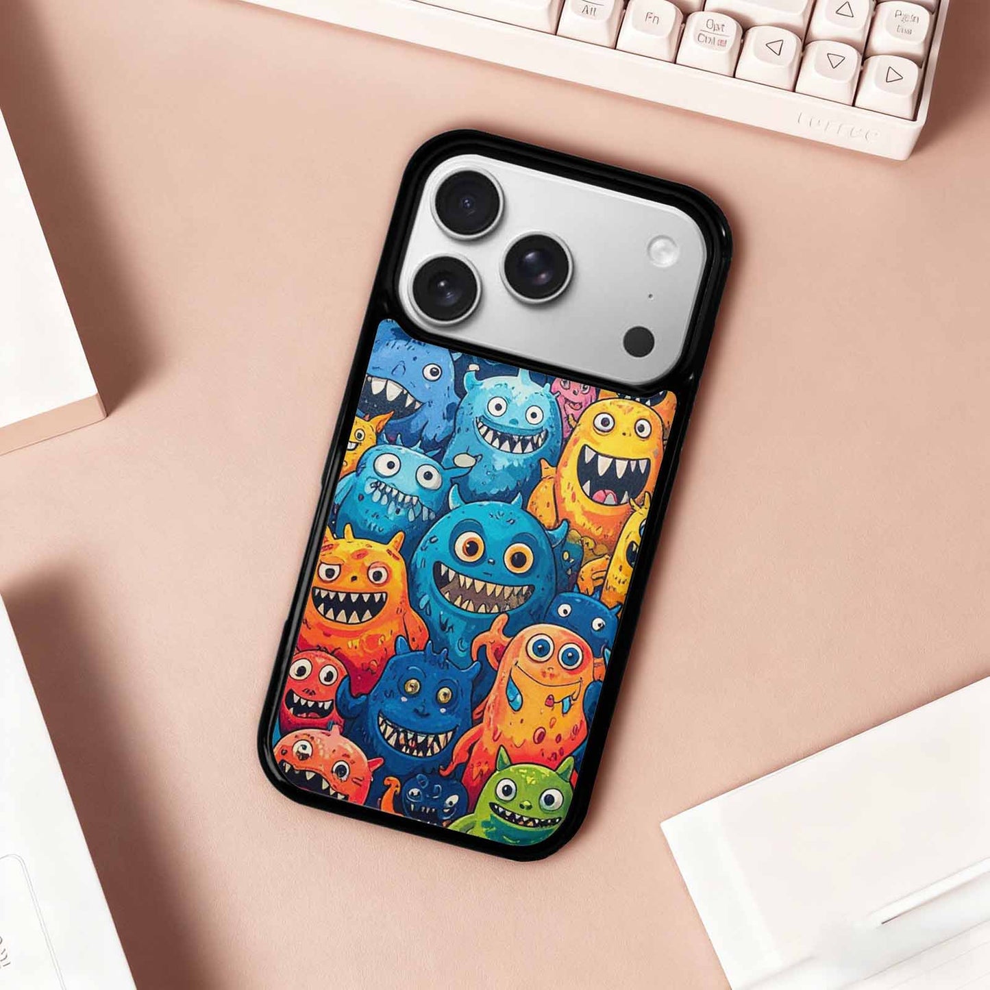 iPhone 17 Pro Case — Monsters General Cartoon Monst Zhj Cartoon, Customized Protective Case