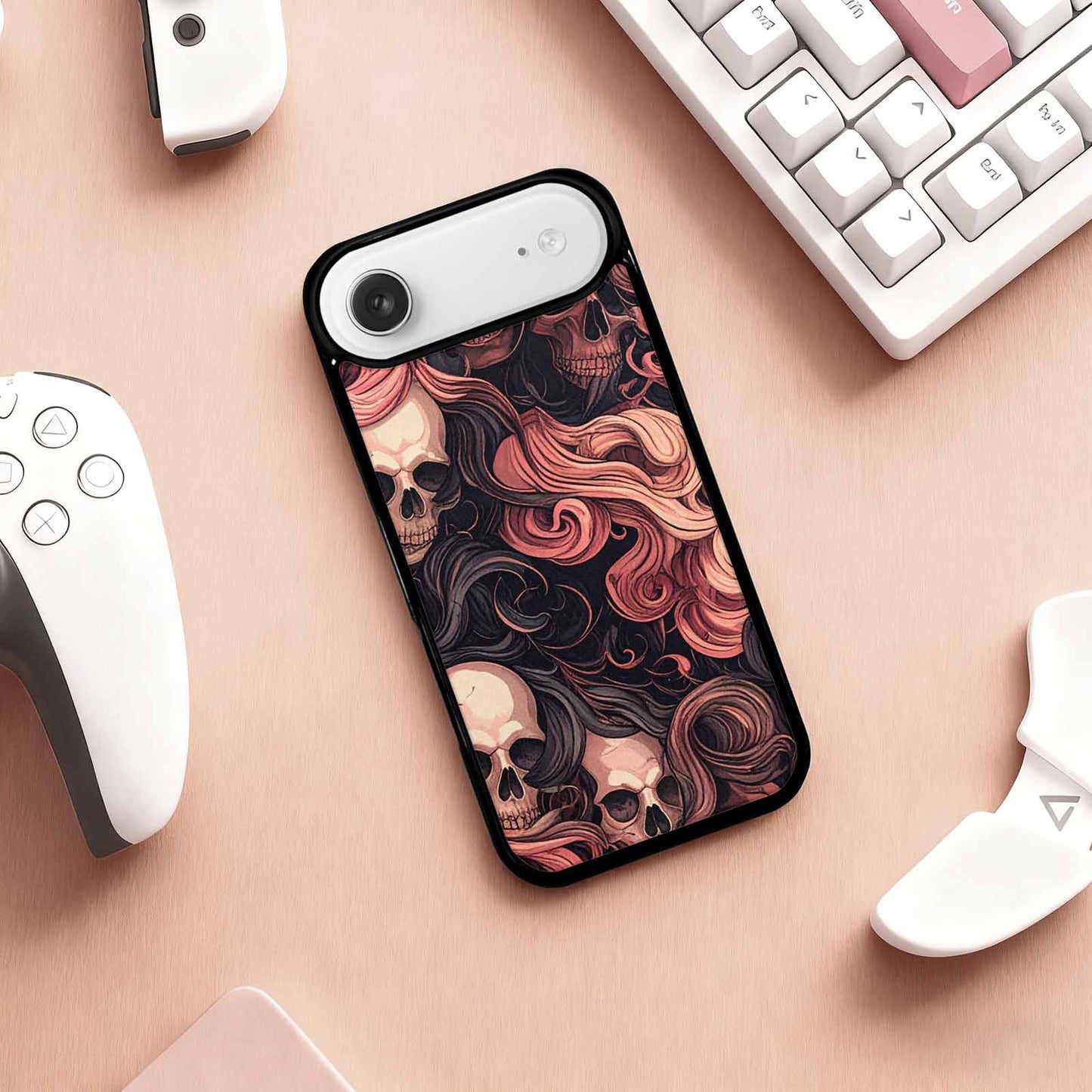 iPhone 17 Air Case — Skull Dark Art Gothic Print Gothic, Custom Designed Case Cover