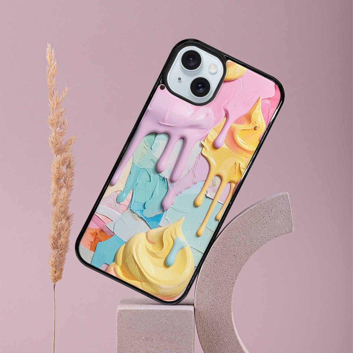 iPhone 15 Plus Case — Soft Serve Swirl Monster Characters, Custom Made Phone Cover