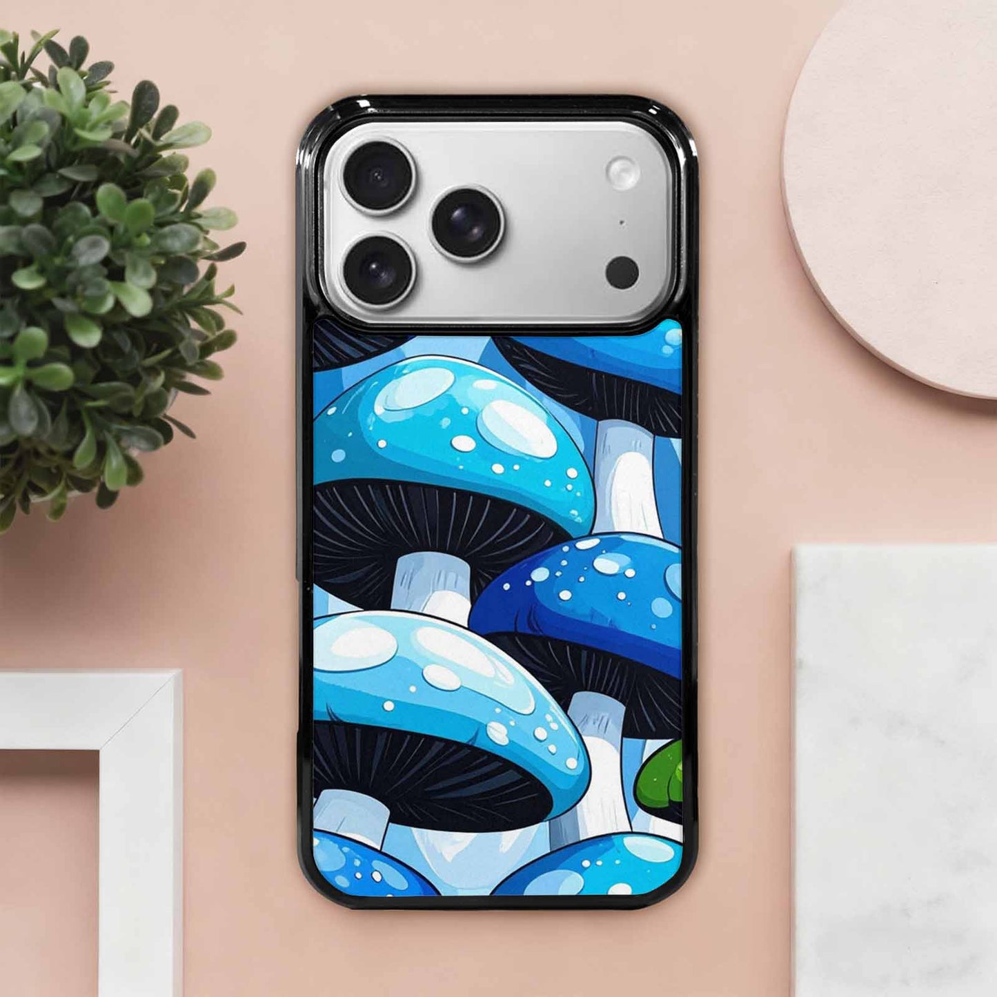 iPhone 17 Pro Max Case — Vivid Winter Mushroom Cartoon Cute, Unique Phone Case Design