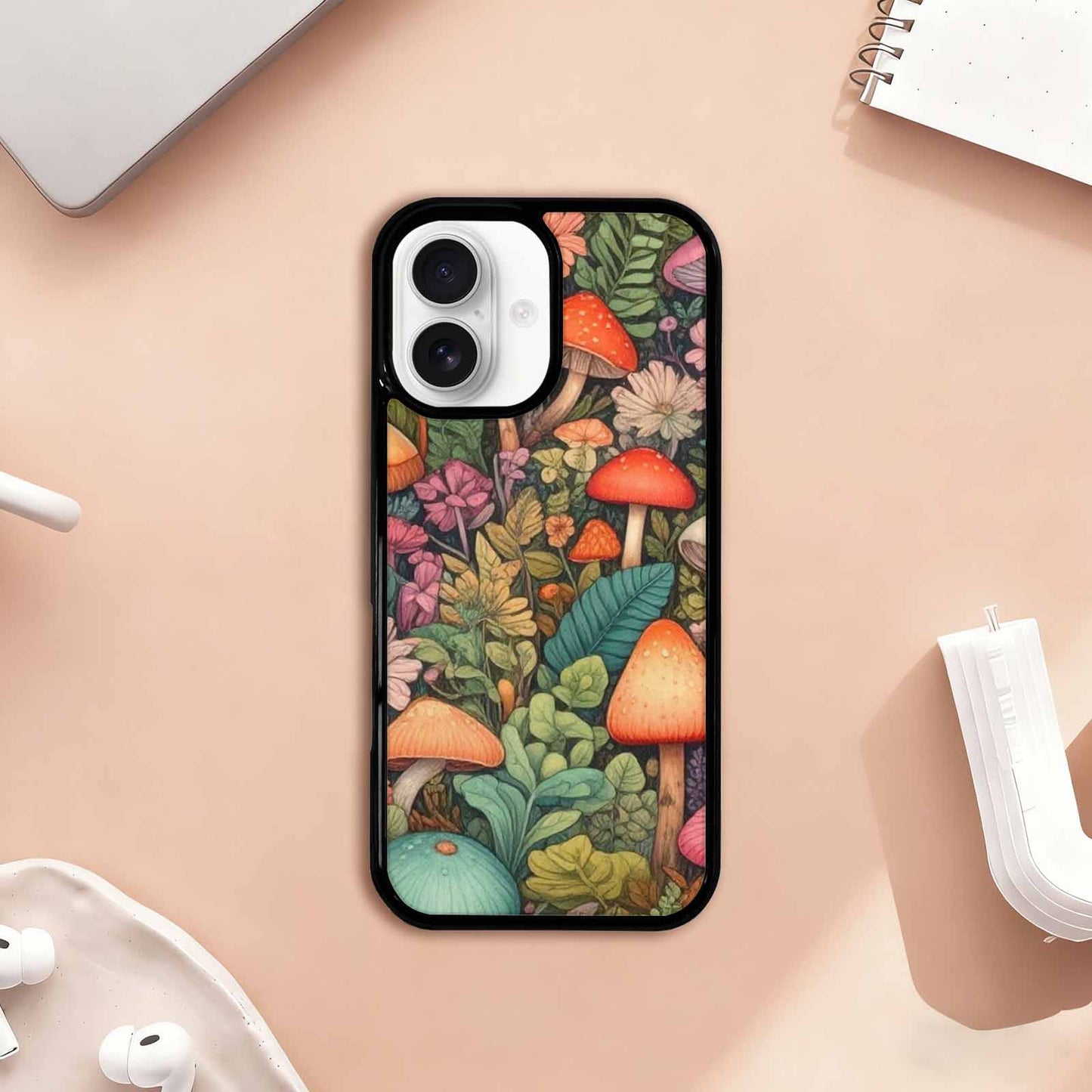 iPhone 17 Case — Mushrooms Botanicalmushrooms P Qwd Floral, Custom Made Phone Cover