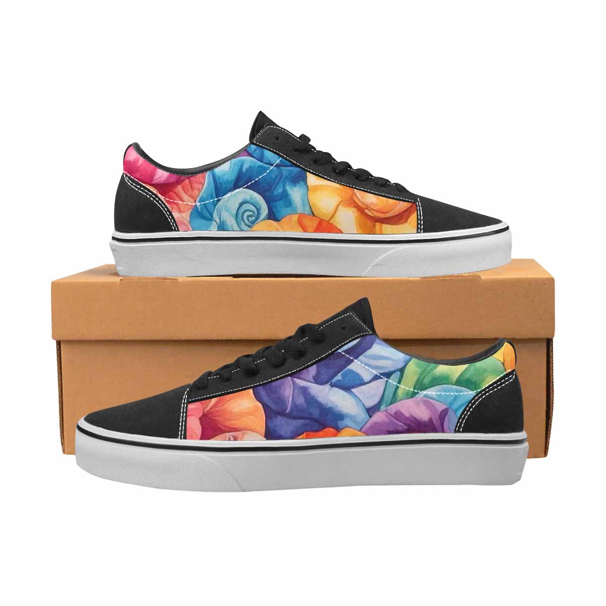 WOMEN'S Tie Lace-Up Canvas Surreal Shoes