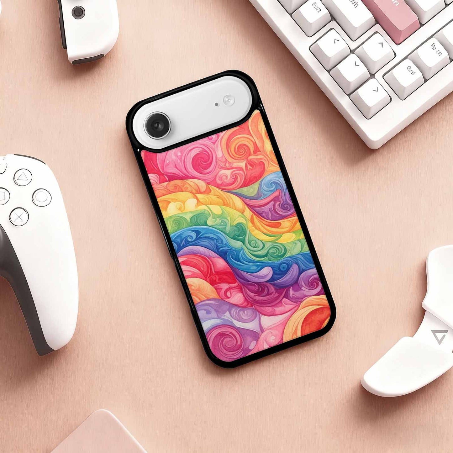 iPhone 17 Air Case — Tie Dye Swirls Tie Dye Tie, Custom Designed Case Cover