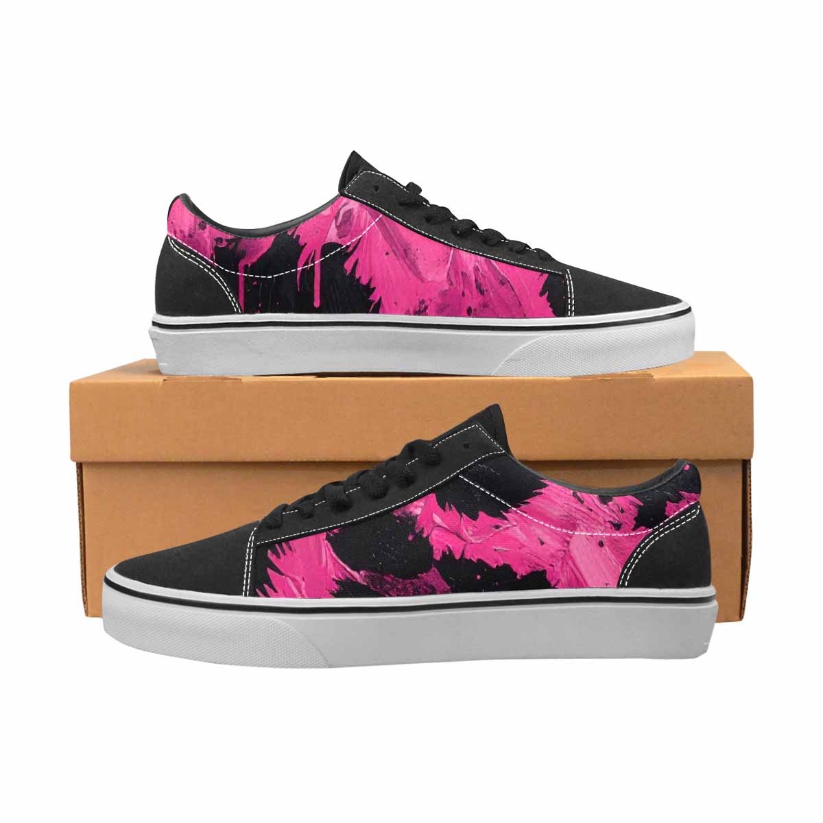 WOMEN'S Animal Print Lace-Up Canvas Dreamcore Custom Shoes