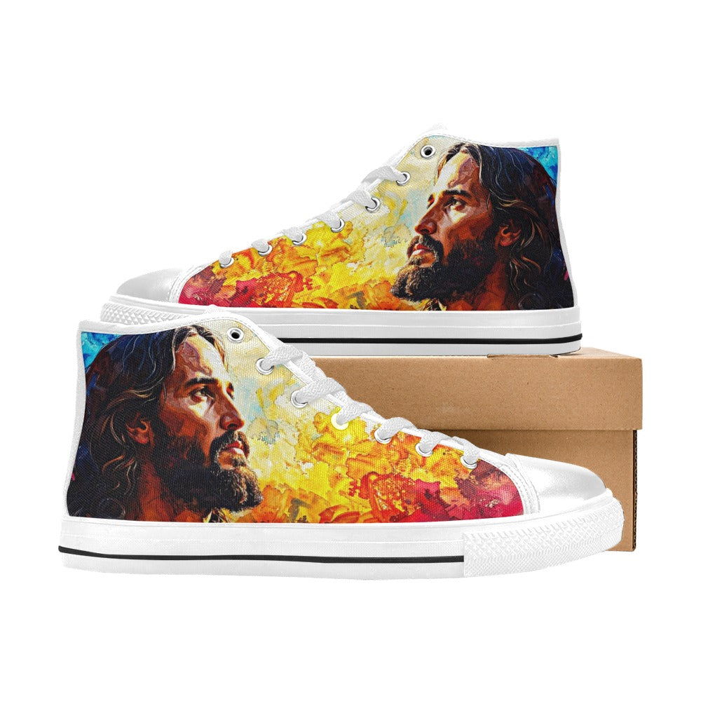 MEN'S Jesus3 Men’S High Top Canvas Vivid Sneakers