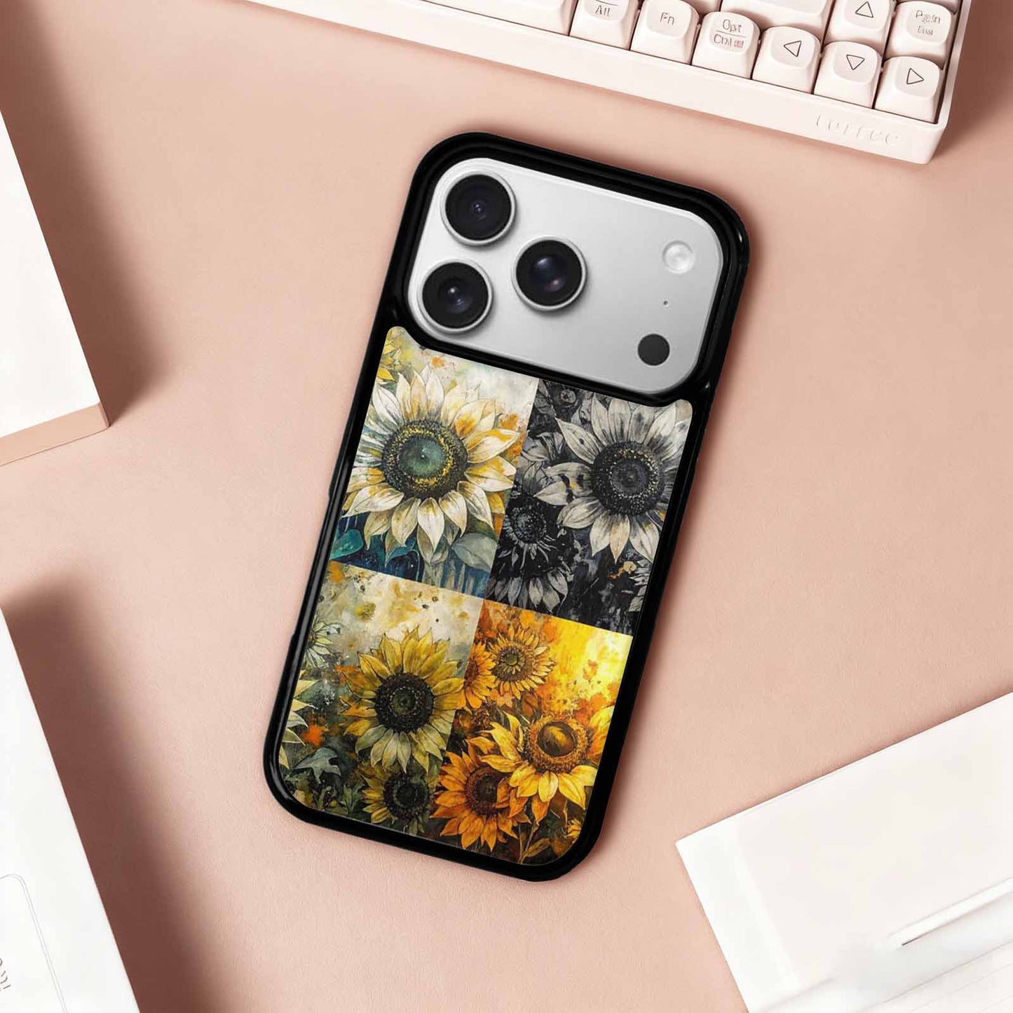 iPhone 17 Pro Case — Blend Melt Them Together Small Floral, Original Design Phone Case