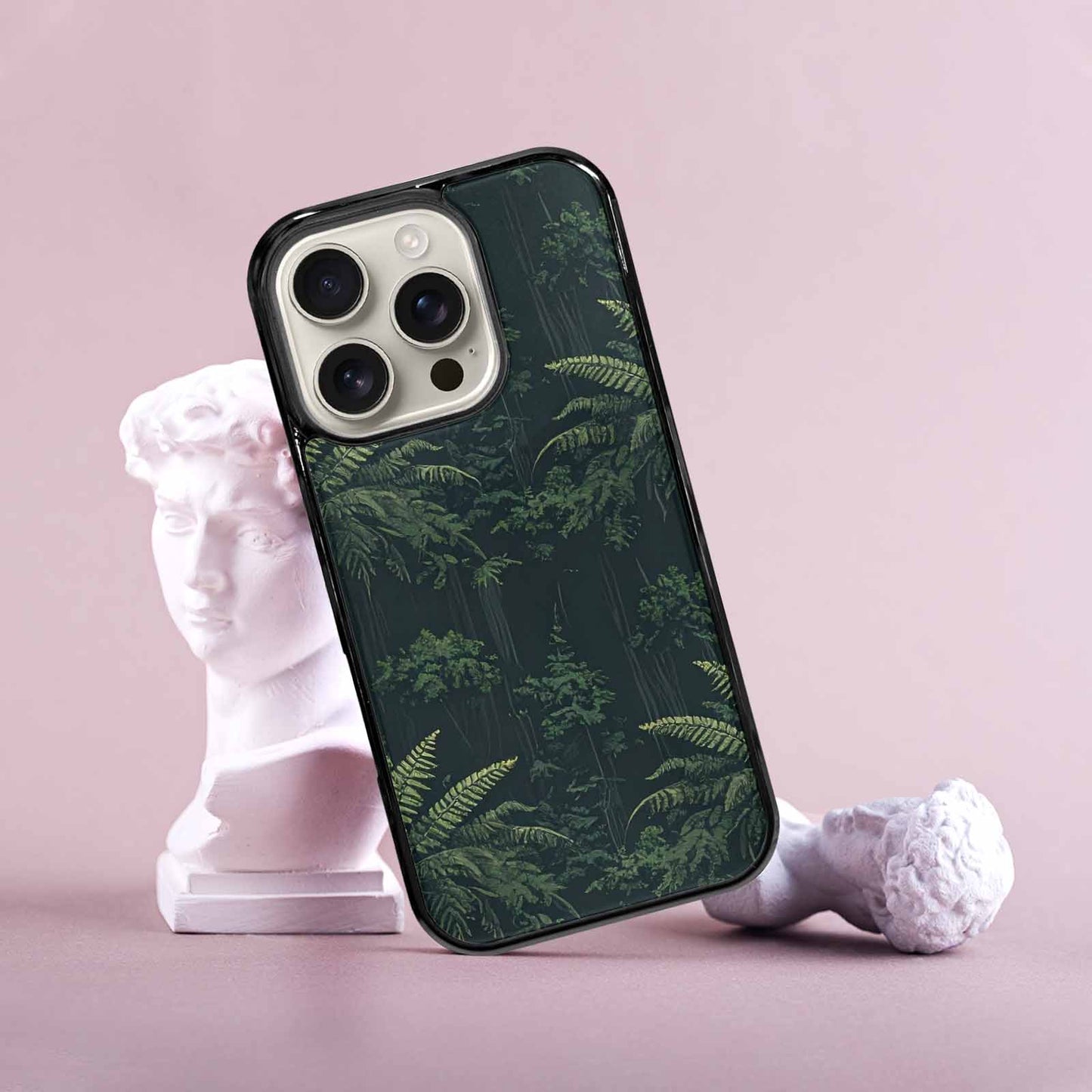 iPhone 16 Pro Case — Seamless Pattern Ancient Redwood Forest Giant, Unique Phone Case Design