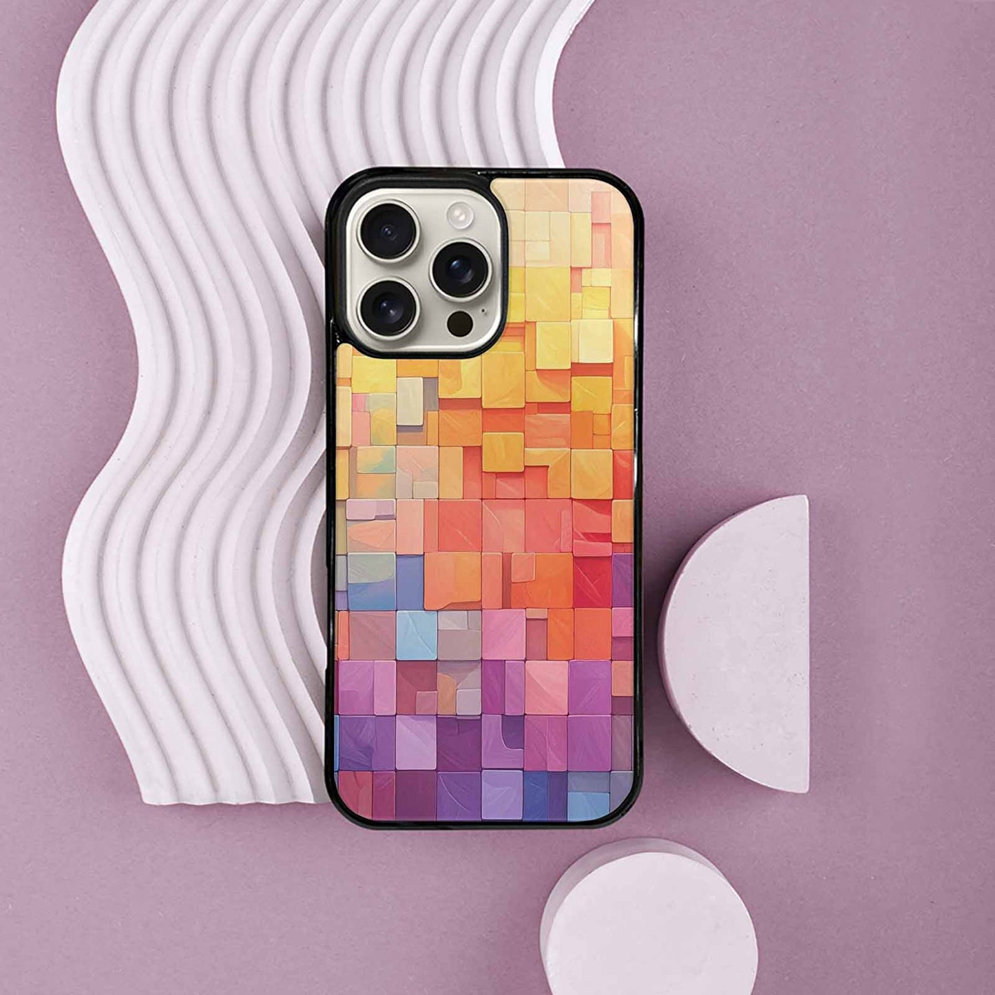 iPhone 16 Pro Max Case — Color Gradient Fade Pattern Hundreds Of, Customized Protective Case
