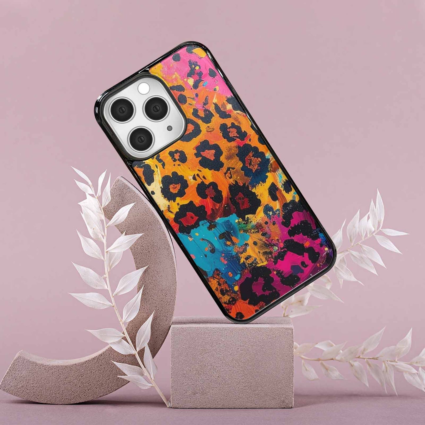 iPhone 15 Pro Max Case — Full Color Vibrant Animal Print Animal, Original Design Phone Case
